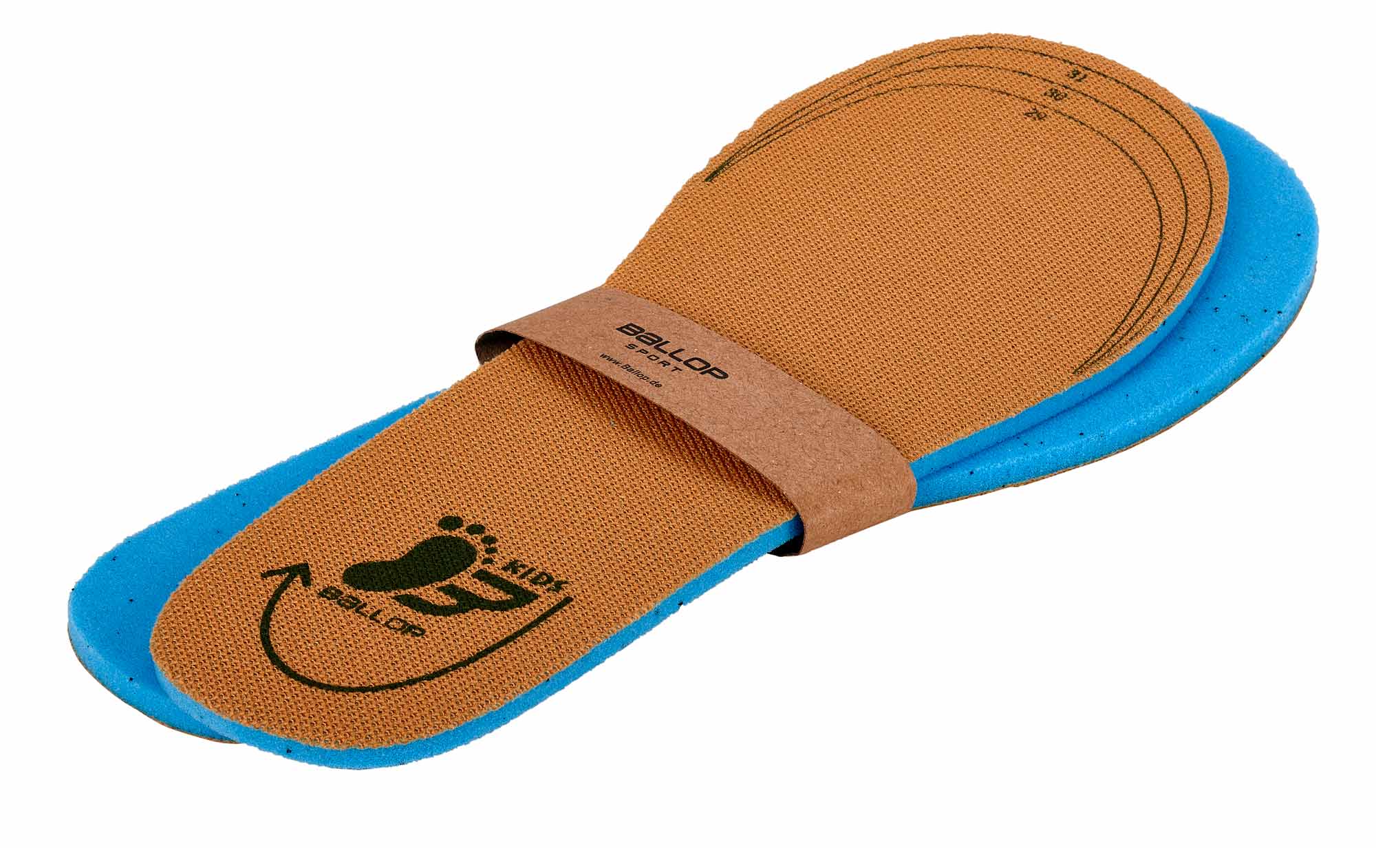 BALLOP Ersatz-Innensohle Flat für Barefoot Kids