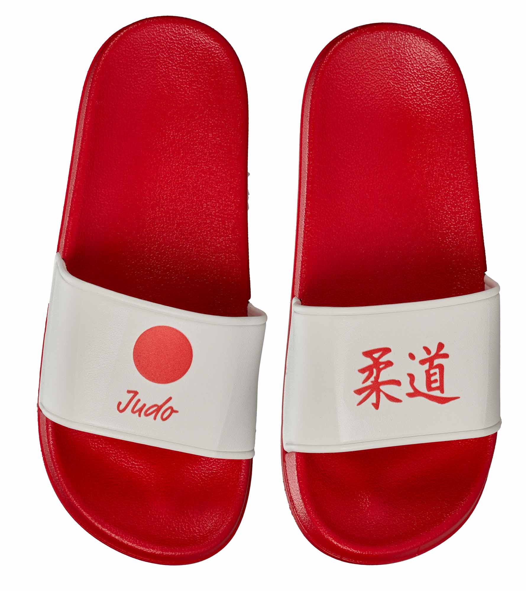 Ju-Sports Badeschlappen Judo red/white