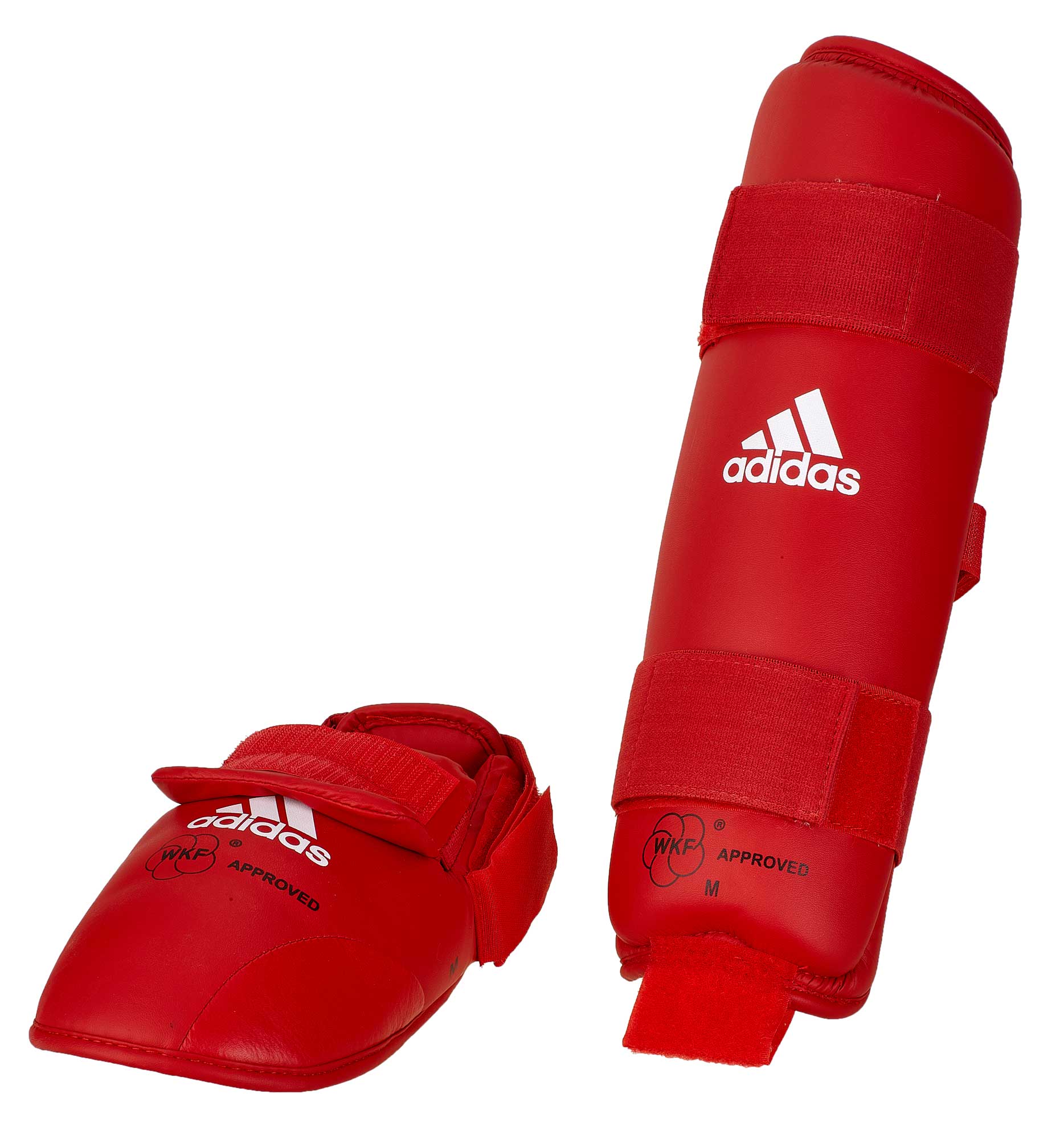 adidas Schien- & Spannschutz WKF approved rot, 661.35