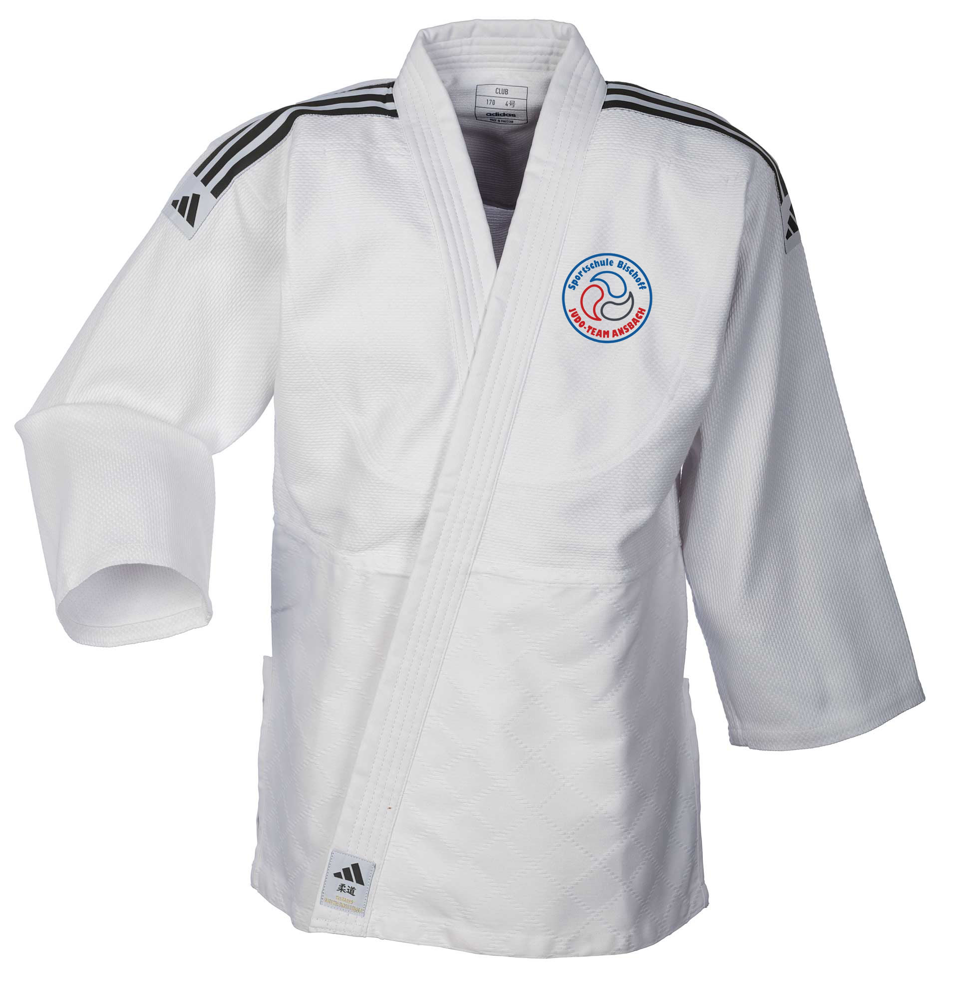Sportschule Bischoff adidas Judo-Anzug Club weiß