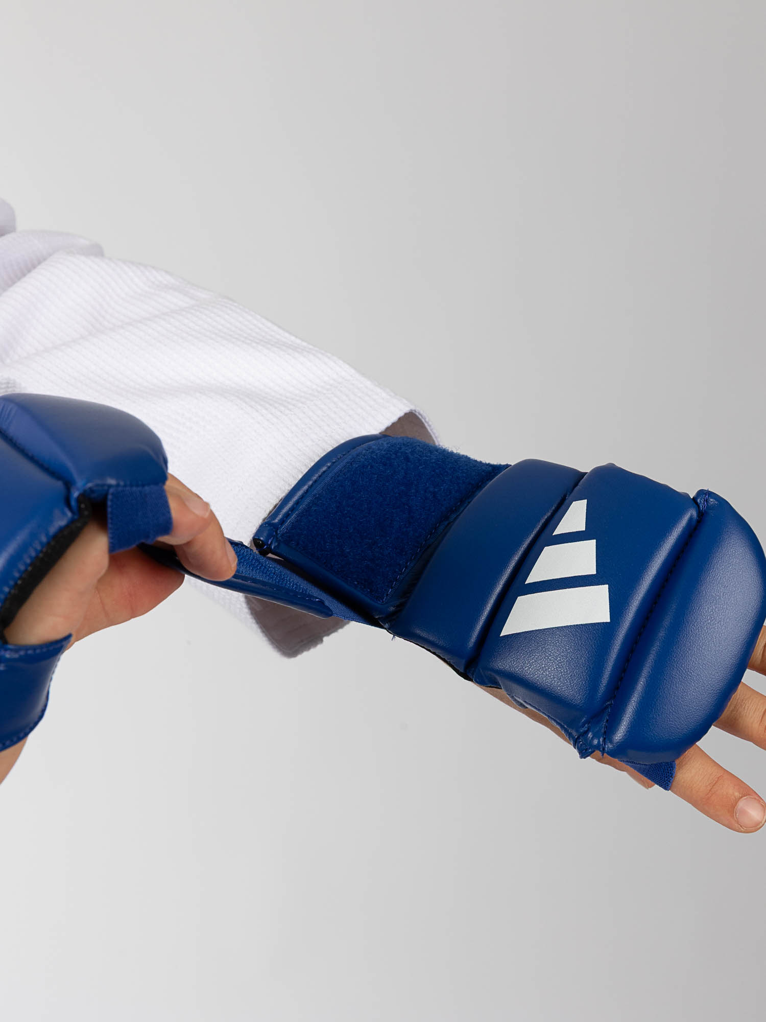 Schutzausrüstung, Kampfsport, Handgelenkbandage, Blau, Schaumstoffpolsterung