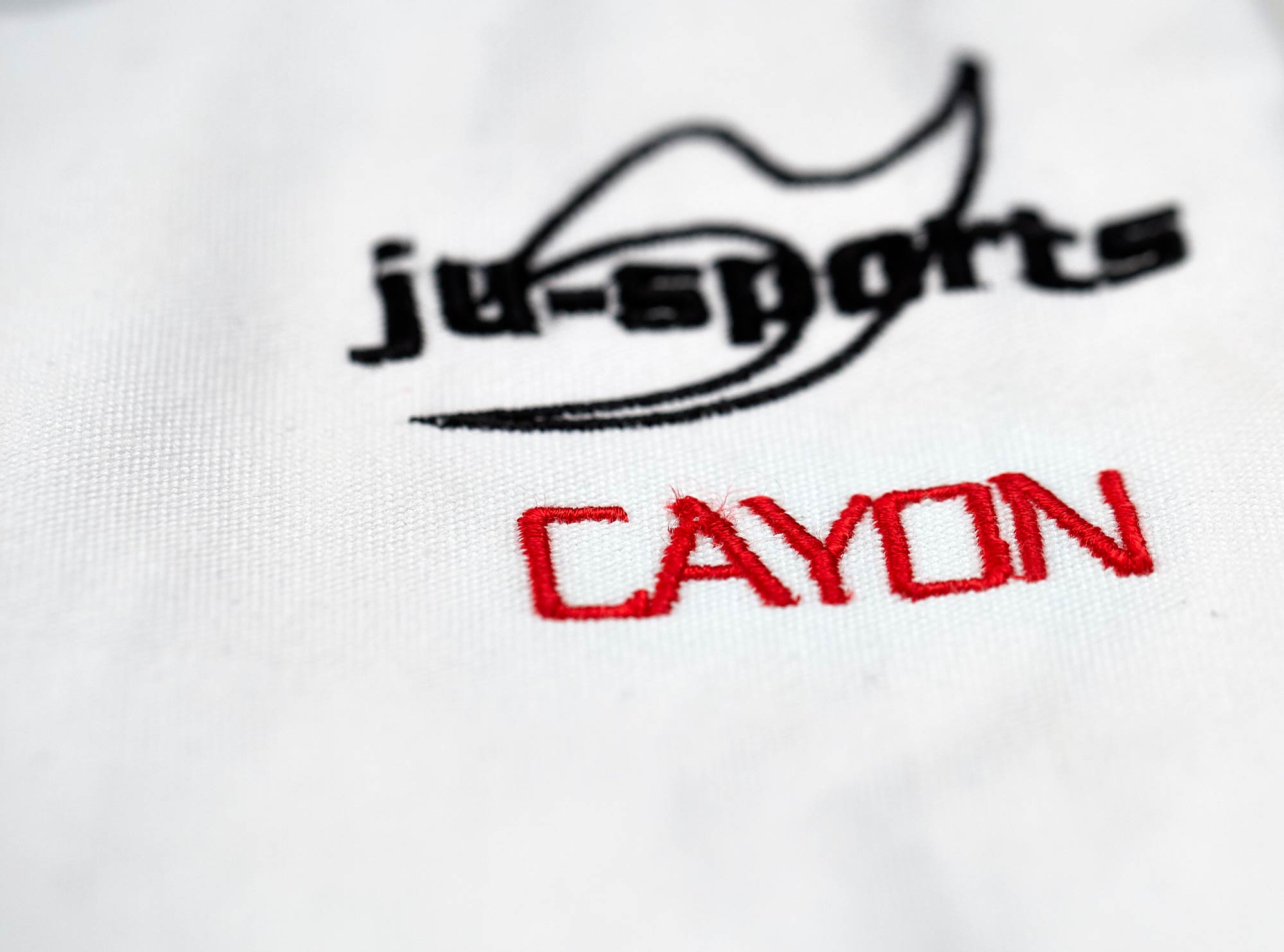 Ju-Jutsu Anzug "Cayon" weiß Budokwai Öhringen Vereinsedition