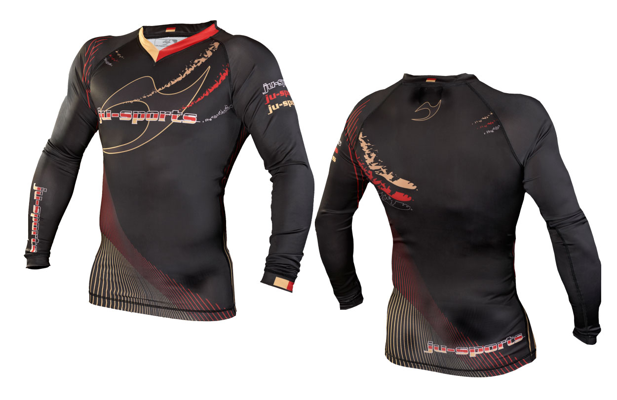 Rashguard Germany langarm schwarz