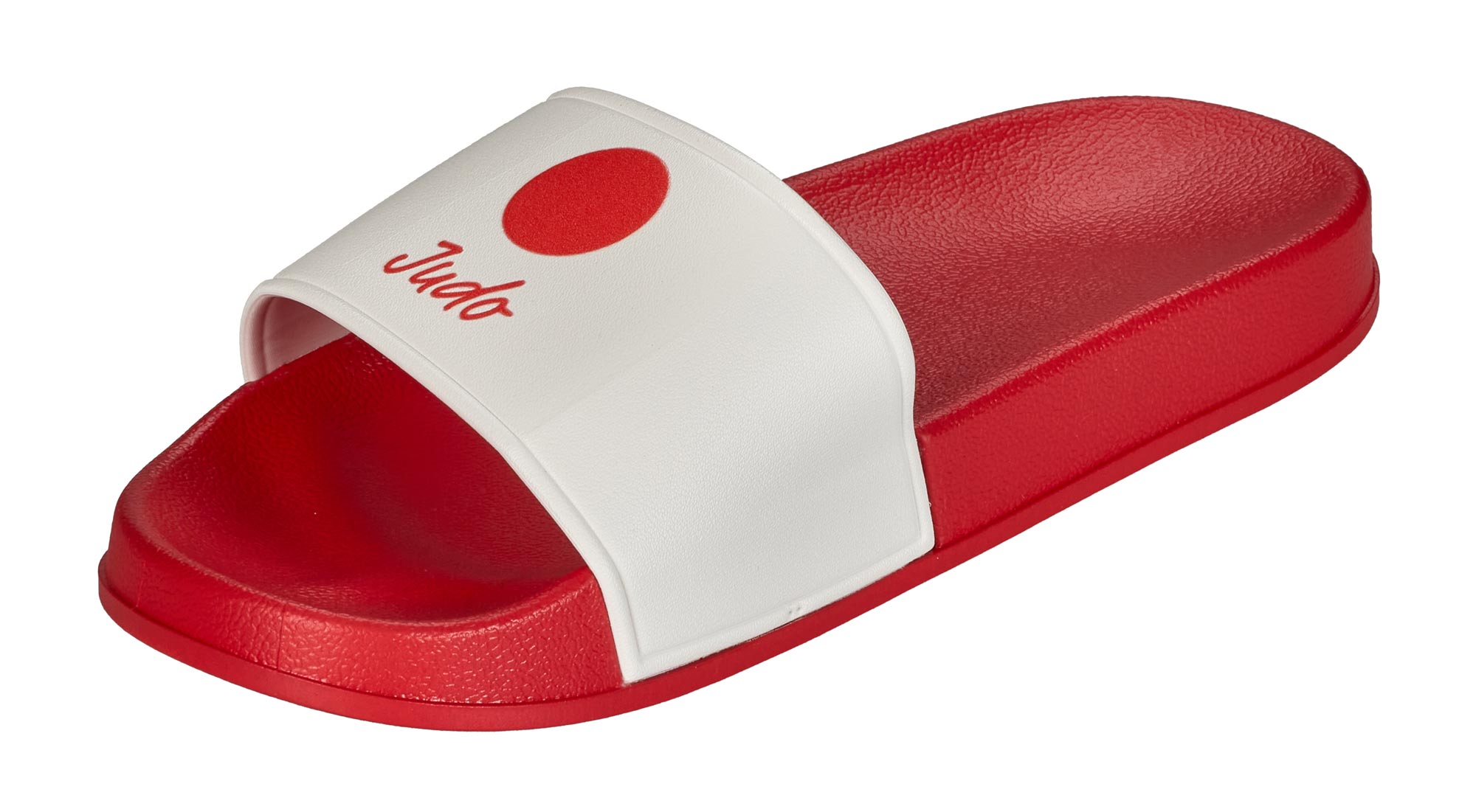 Ju-Sports Badeschlappen Judo red/white
