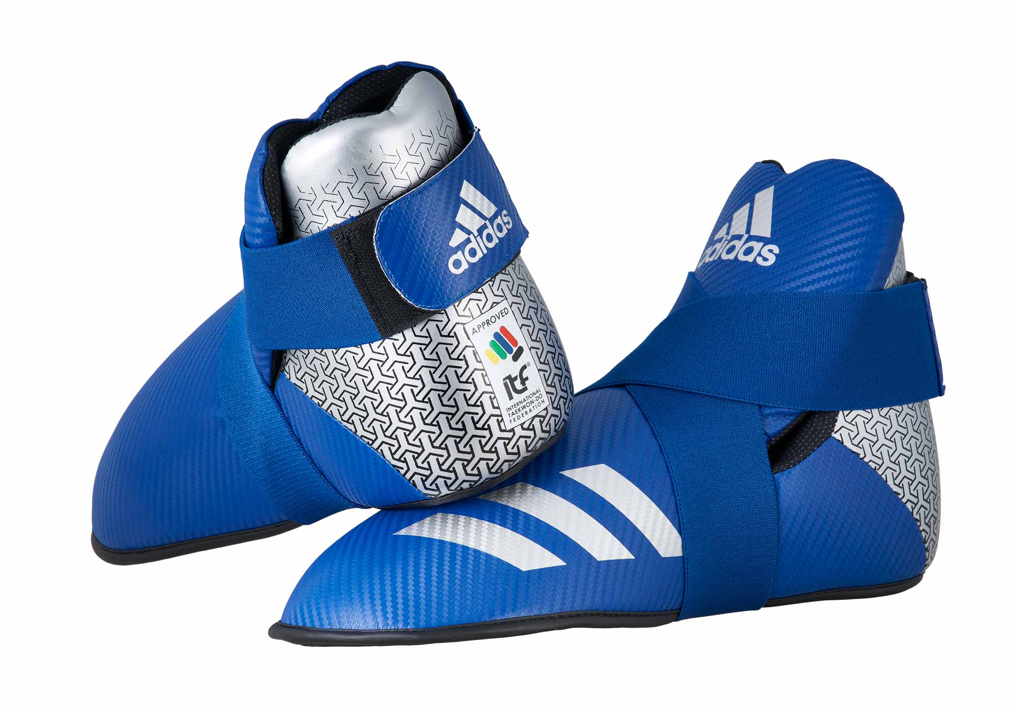 adidas ITF-Taekwondo Pro Fußschutz blue/silver, adiKBB300HD