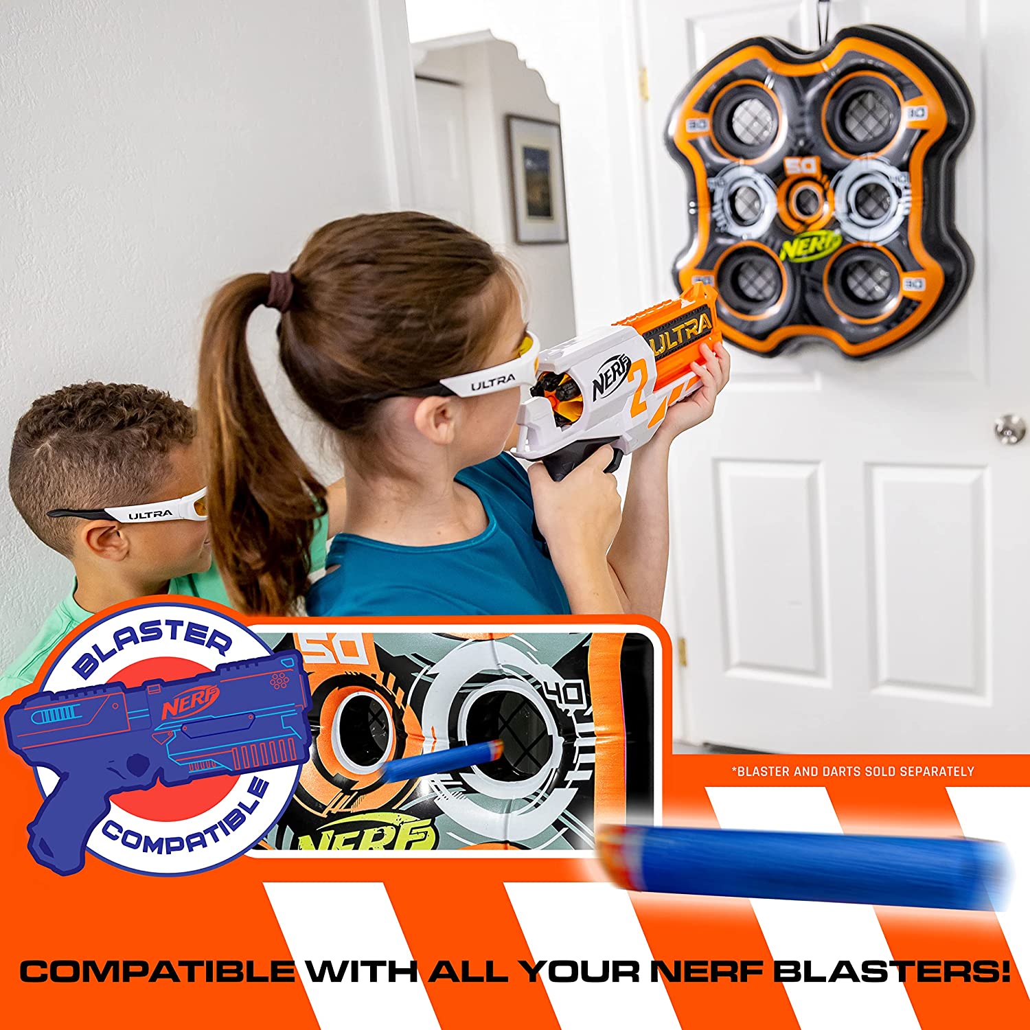 Franklin NERF FLING N' SCORE Target Game - Wurfspiel