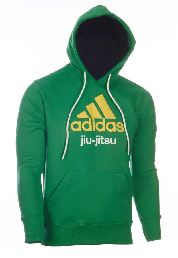 adidas Community line Hoody BJJ grün/gelb