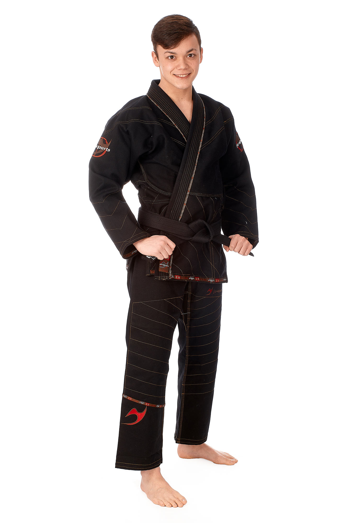 Ju-Sports BJJ Gi Mythos schwarz C19