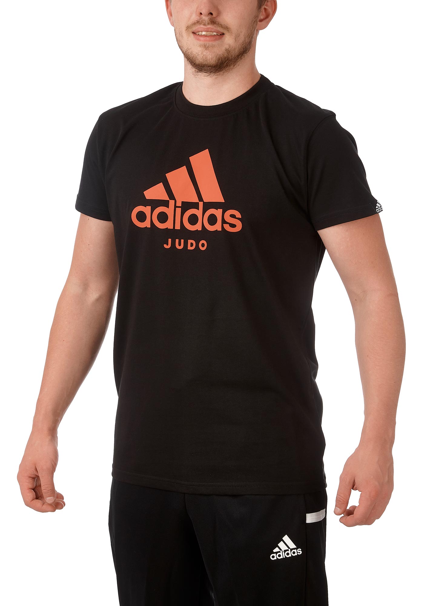 adidas Community line T-Shirt Judo "Performance" black/shock red, ADICTJ