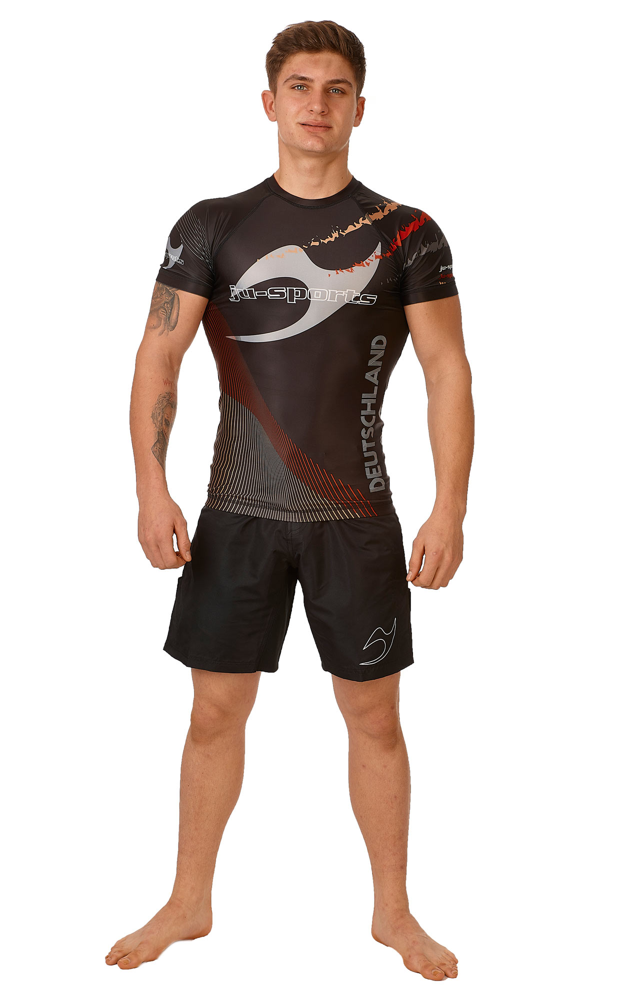 Rashguard Germany langarm schwarz