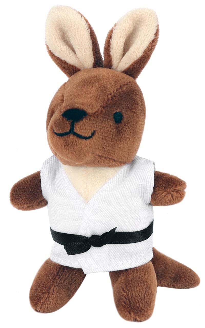 Känguru Plüschtier Schlüsselanhänger (ca. 10 cm)