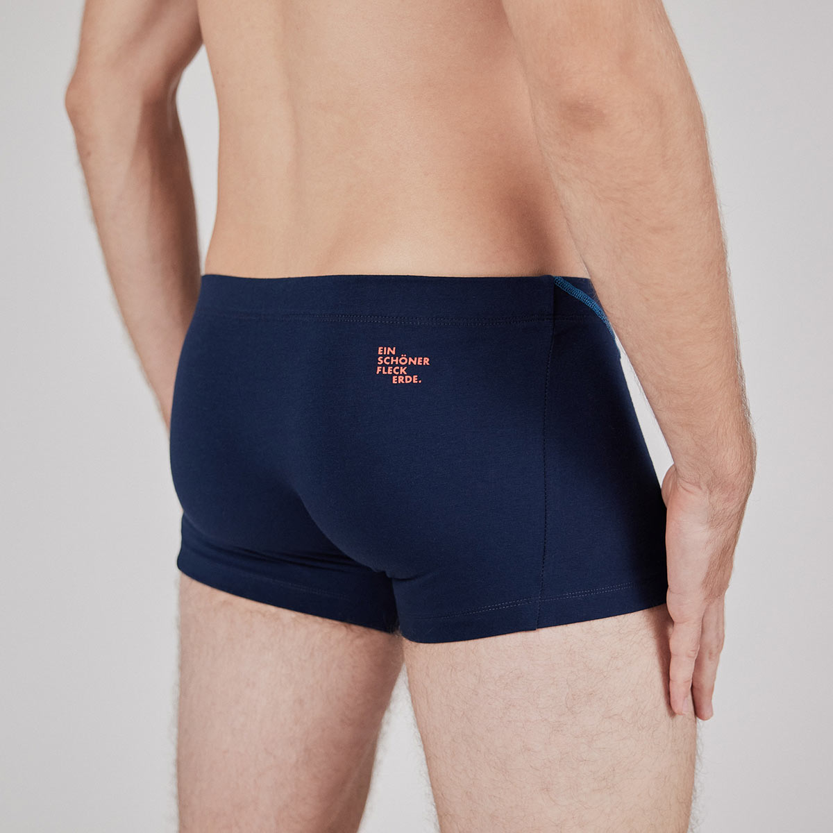 Boxershorts "Großglockner" tiefblau, Herren