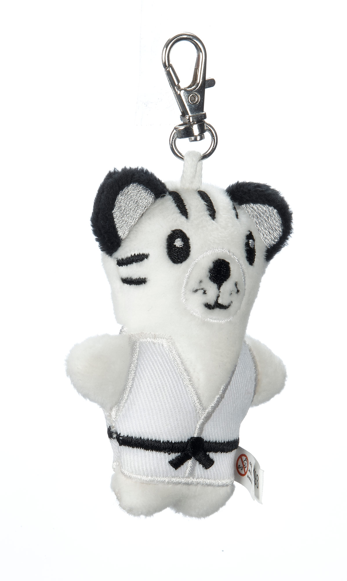 Plüschtier (flach) Schlüsselanhänger, ca. 7 cm
