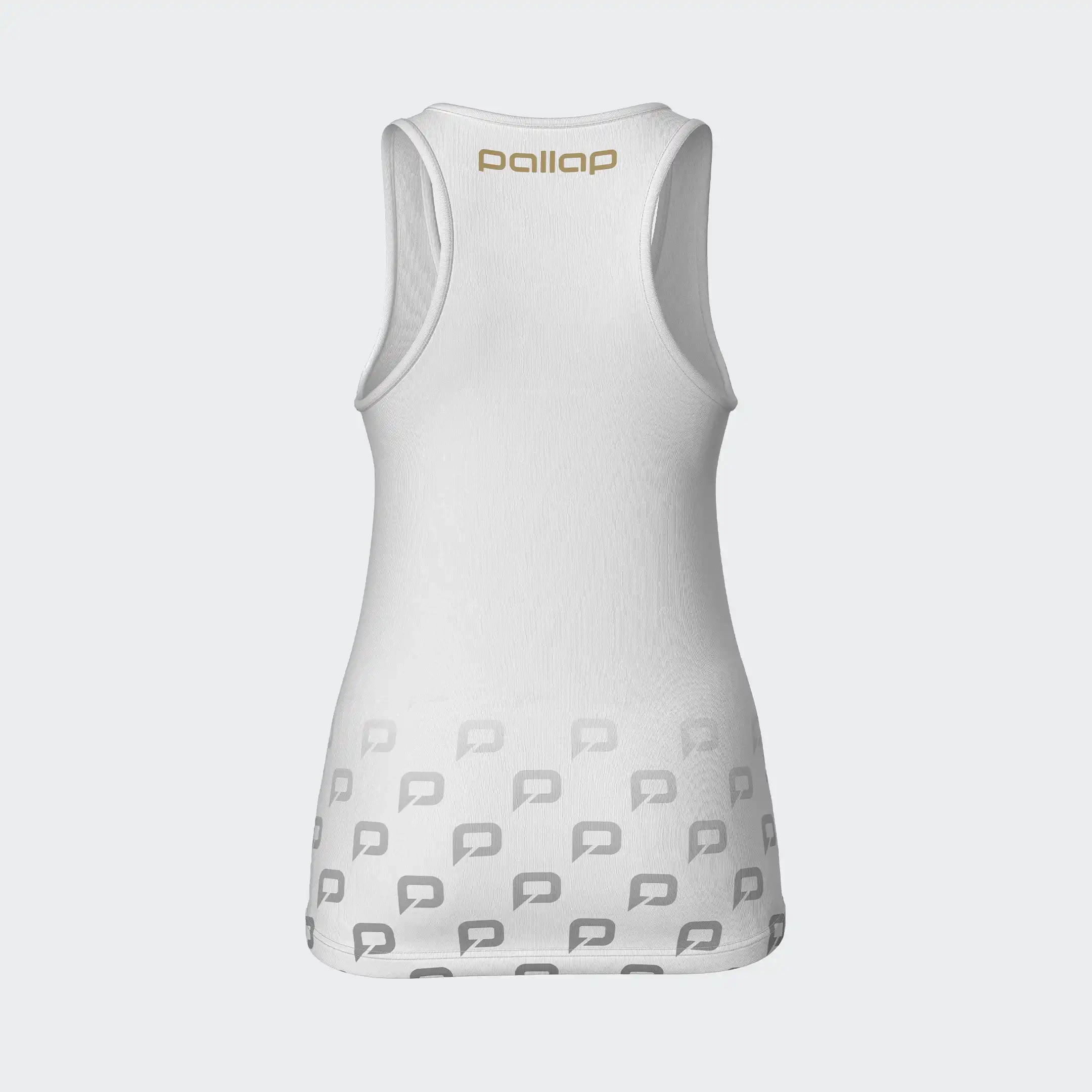 Pallap Women`s Competition Top white/mat gold