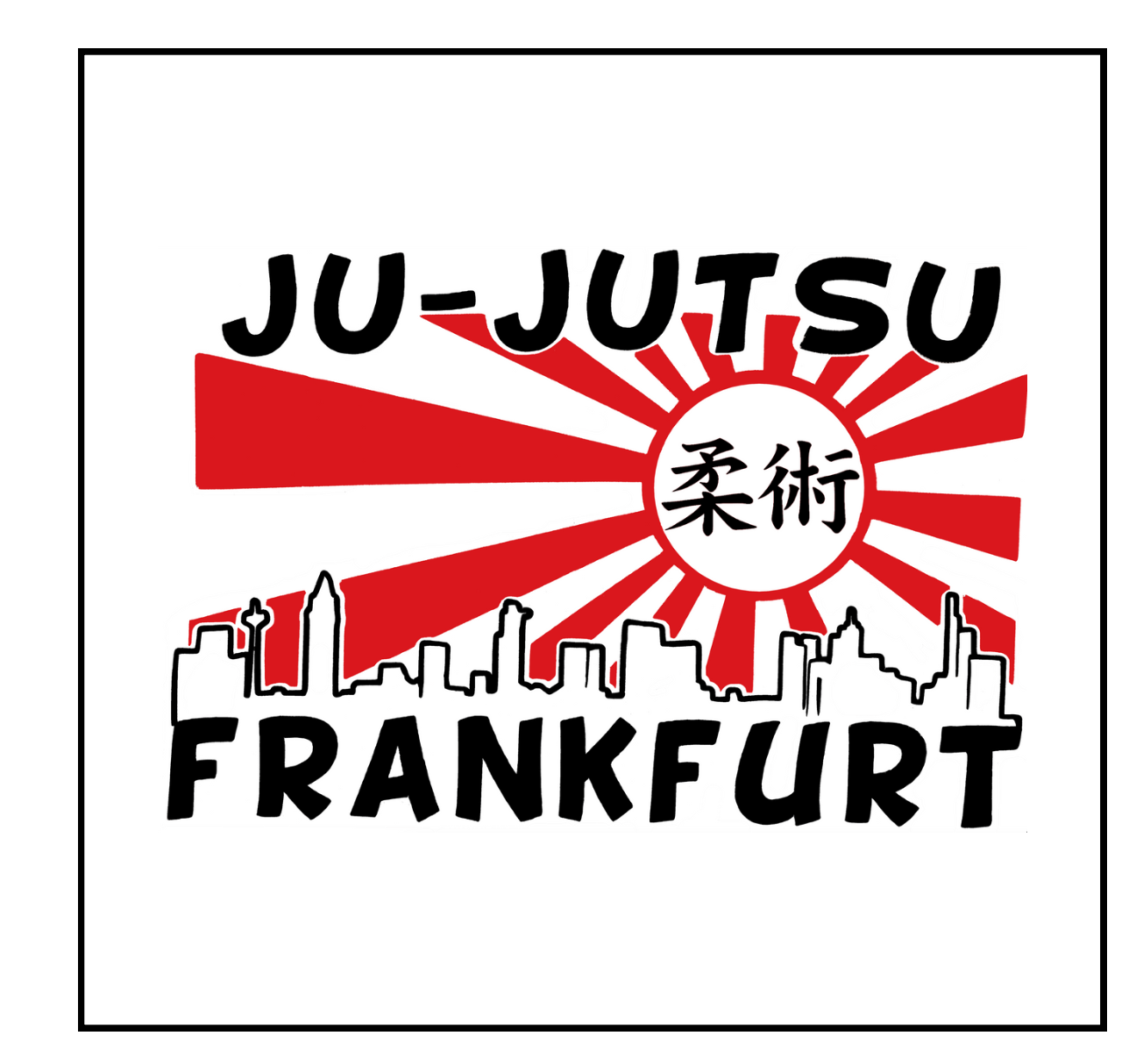 Rückenaufnäher Sublimation Ju-Jutsu Frankfurt