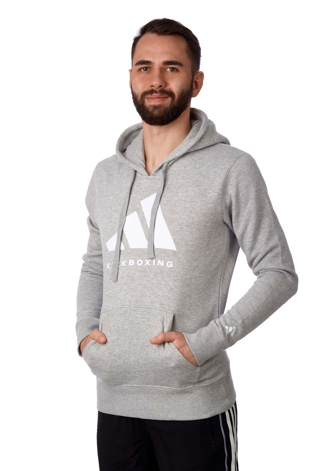 adidas Community Graphic Hoody Kickboxing grau adiCLHD24-KB