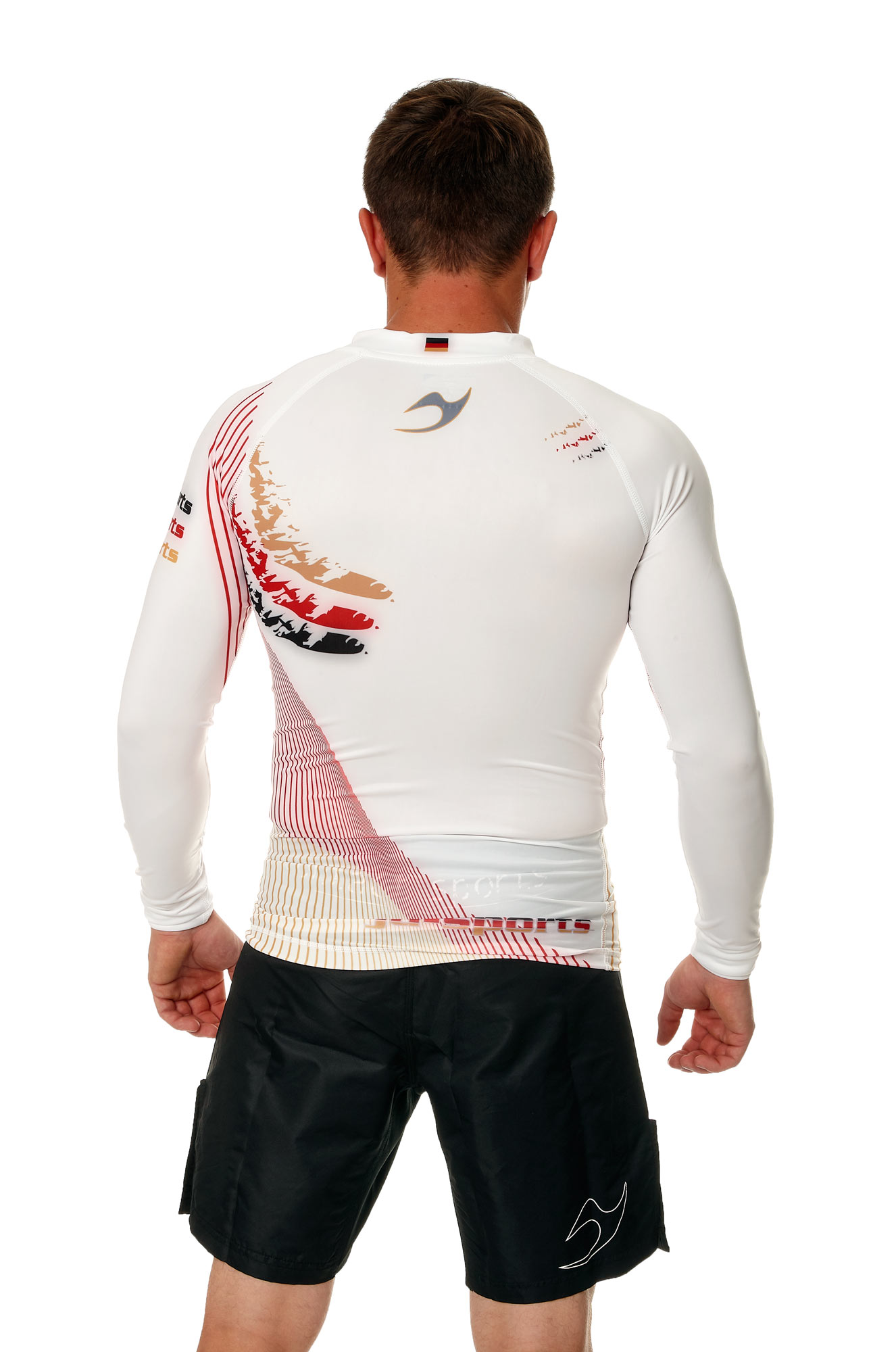 Set - 2 Rashguards Pro C18 Germany weiß & schwarz