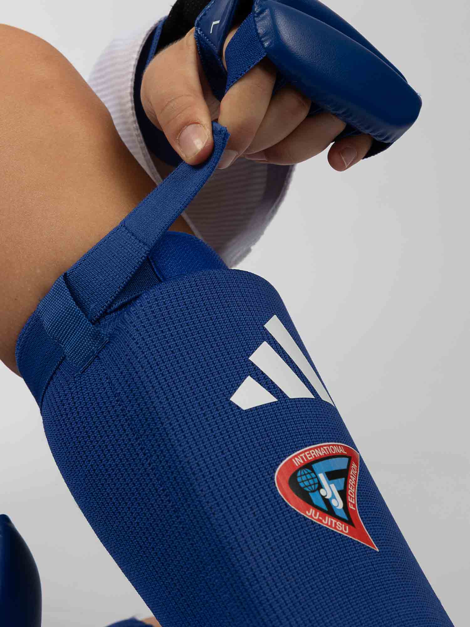Schutzbandage, Kampfkunstbandage, Jiu-Jitsu, mit Klettverschluss, blau