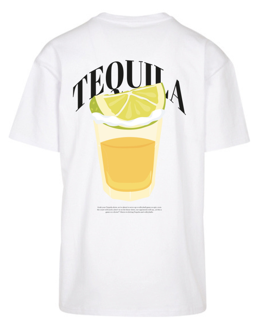 VfL Volkach Motivshirt Oversize "Tequila" weiß