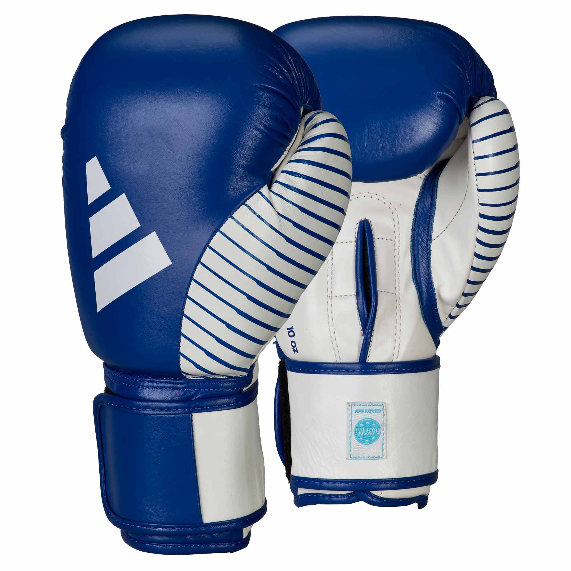 adidas Kickboxing Wettkampfhandschuh blue/white, adiKBWKF200