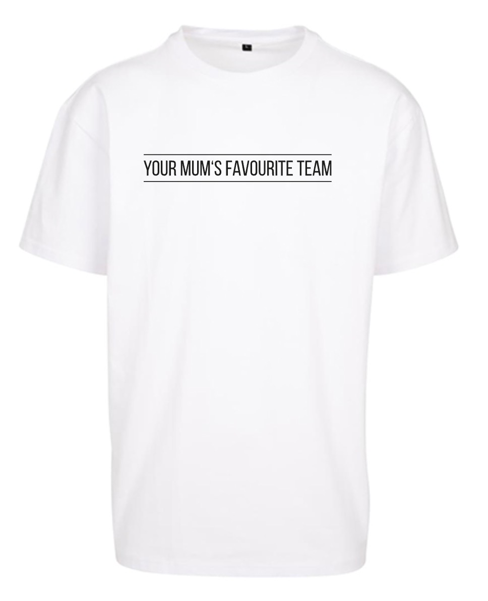 VfL Volkach Motivshirt Oversize "Favorite Team" weiß