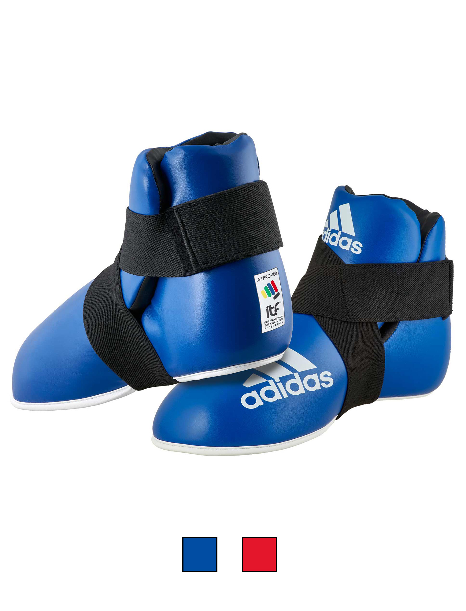 adidas ITF-Taekwondo Fußschutz blau, adiKBB100