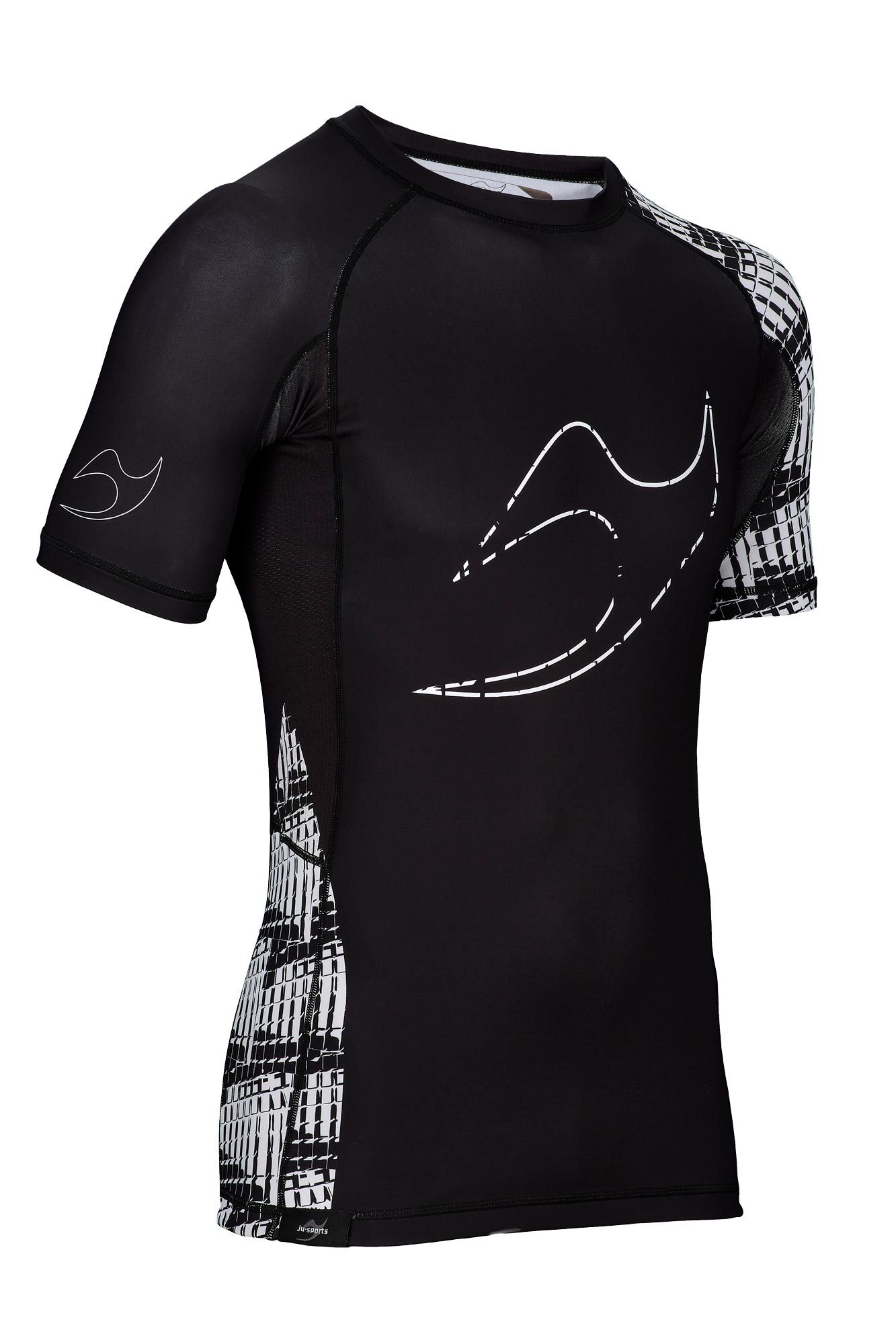 Rank Rashguard RV2 kurzarm schwarz