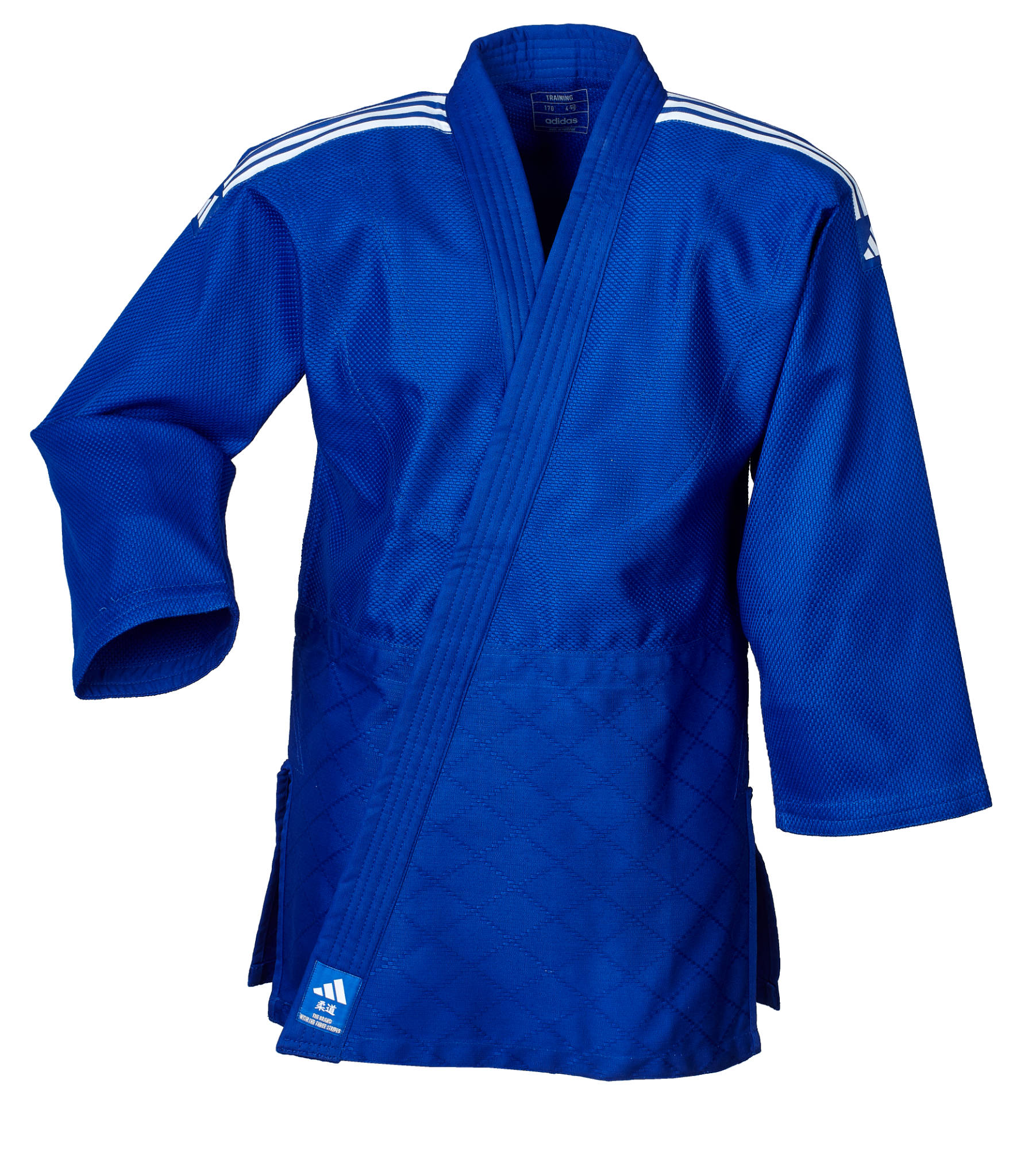 adidas Judo-Anzug "Training" blau/weiße Streifen, J500B