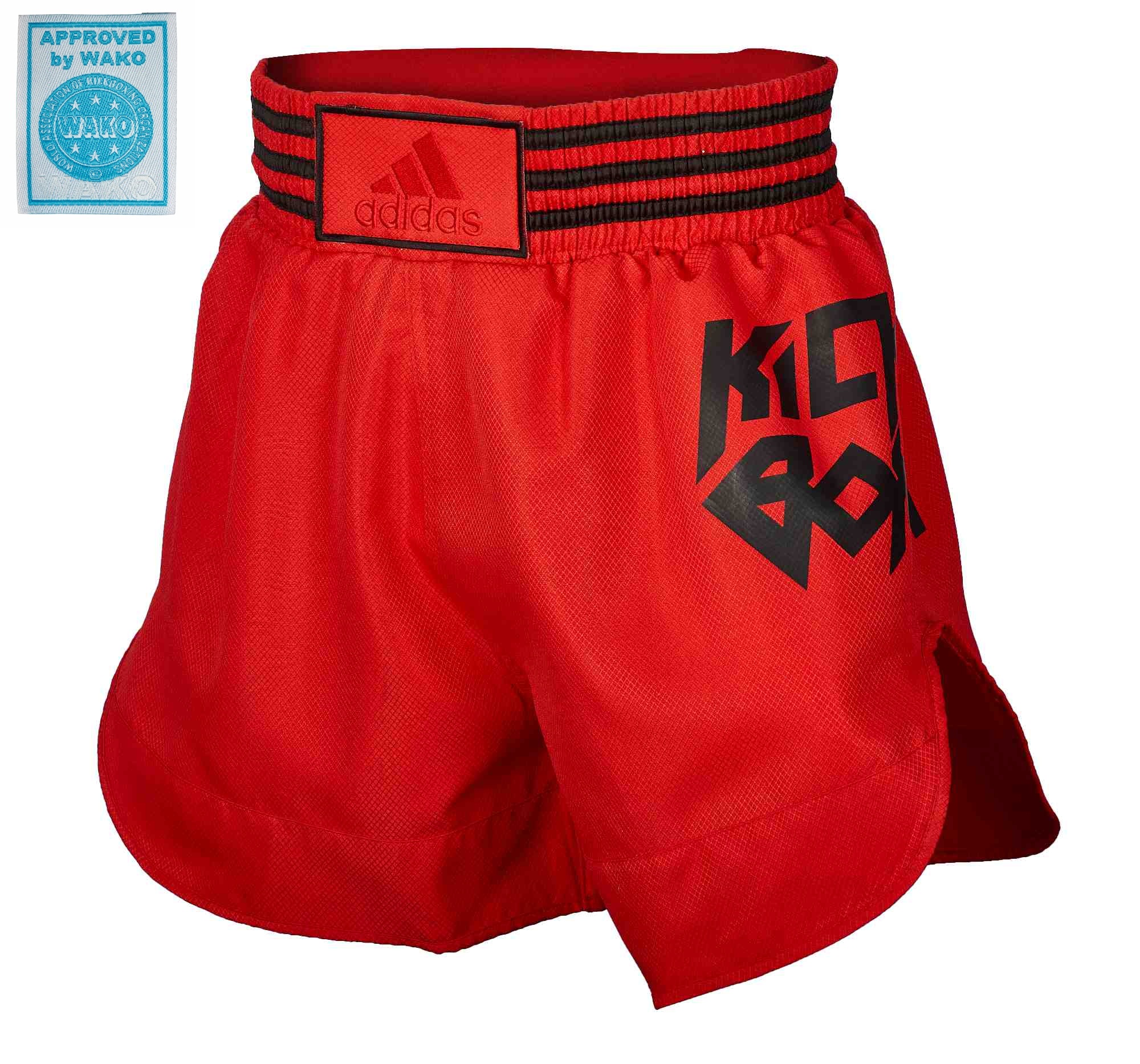 adidas Kick Boxing K1 Shorts red/black, ADISKB02