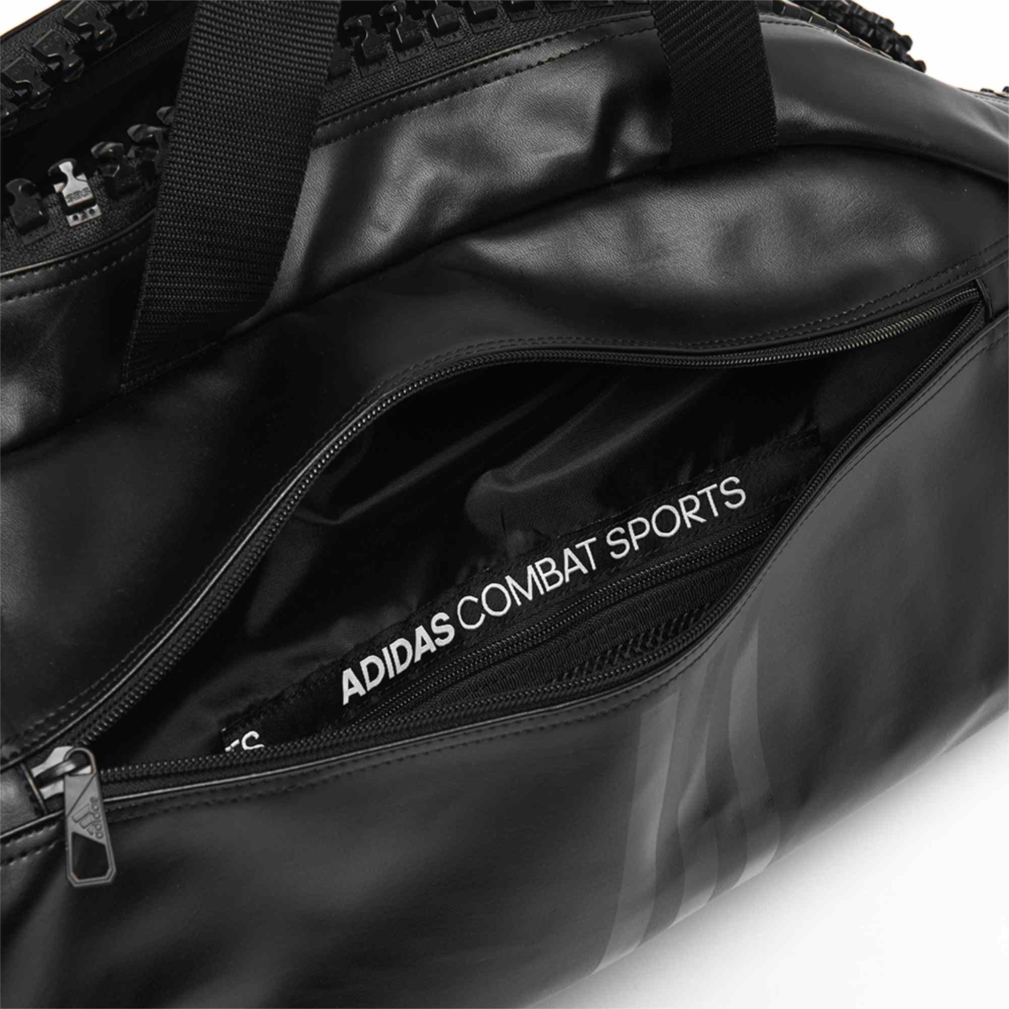 adidas 2in1 Bag "Kickboxing" black/white PU, adiACC051KB