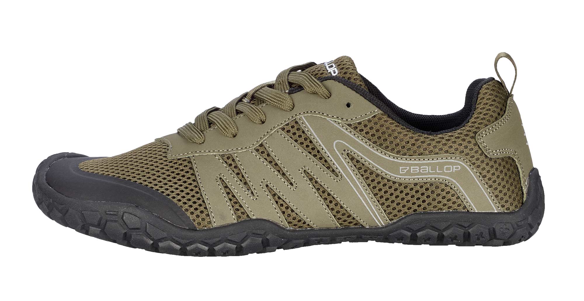 BALLOP Barfußschuhe Pellet Olive