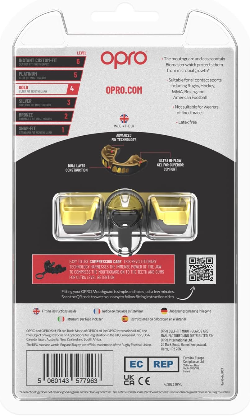 OPRO Zahnschutz Gold Grillz black/gold Senior 2022