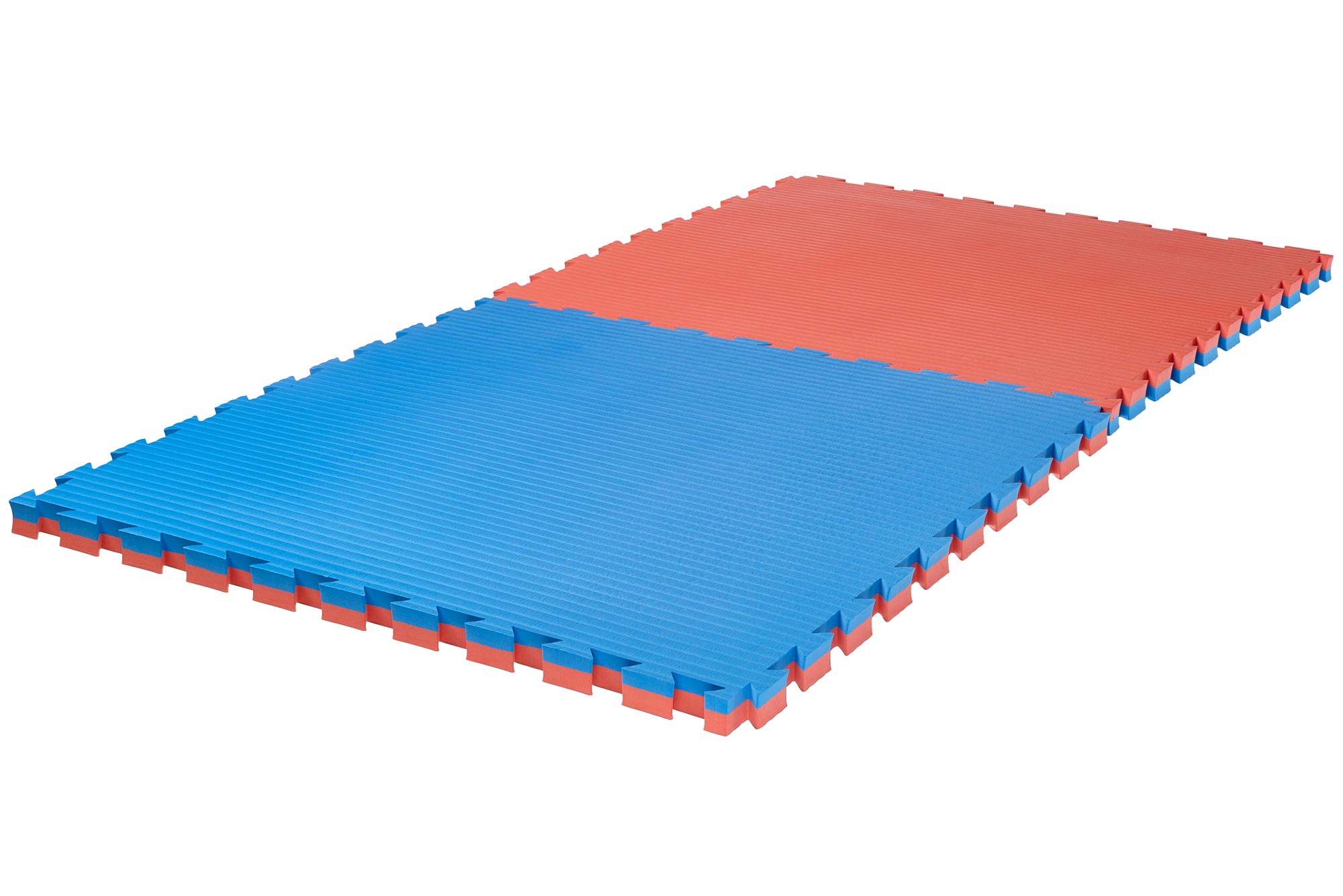 Puzzlematte Pro Tatami 4 cm rot/blau Wendematte