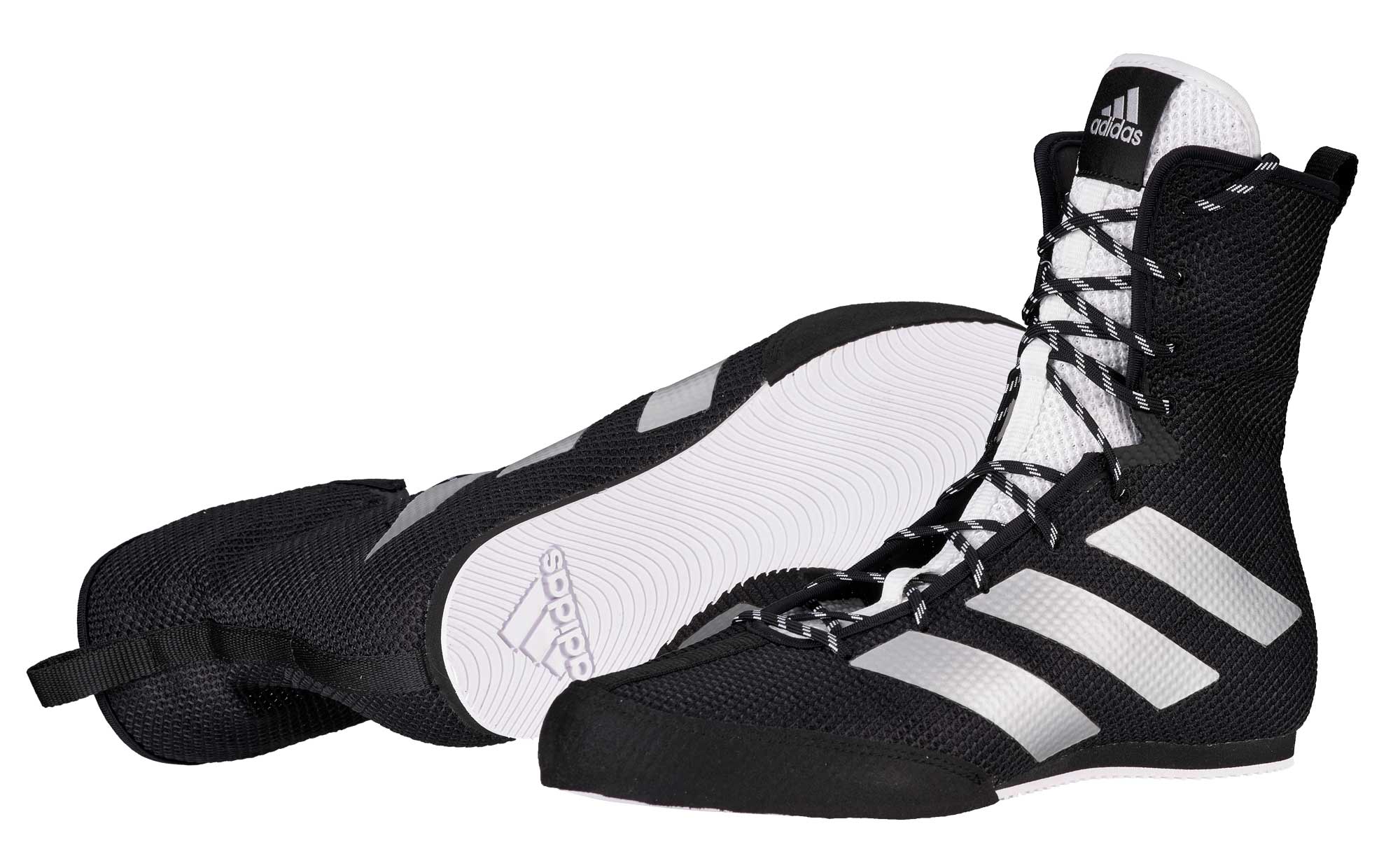 adidas Boxschuhe Box Hog 3 black/silver/white, FX0563