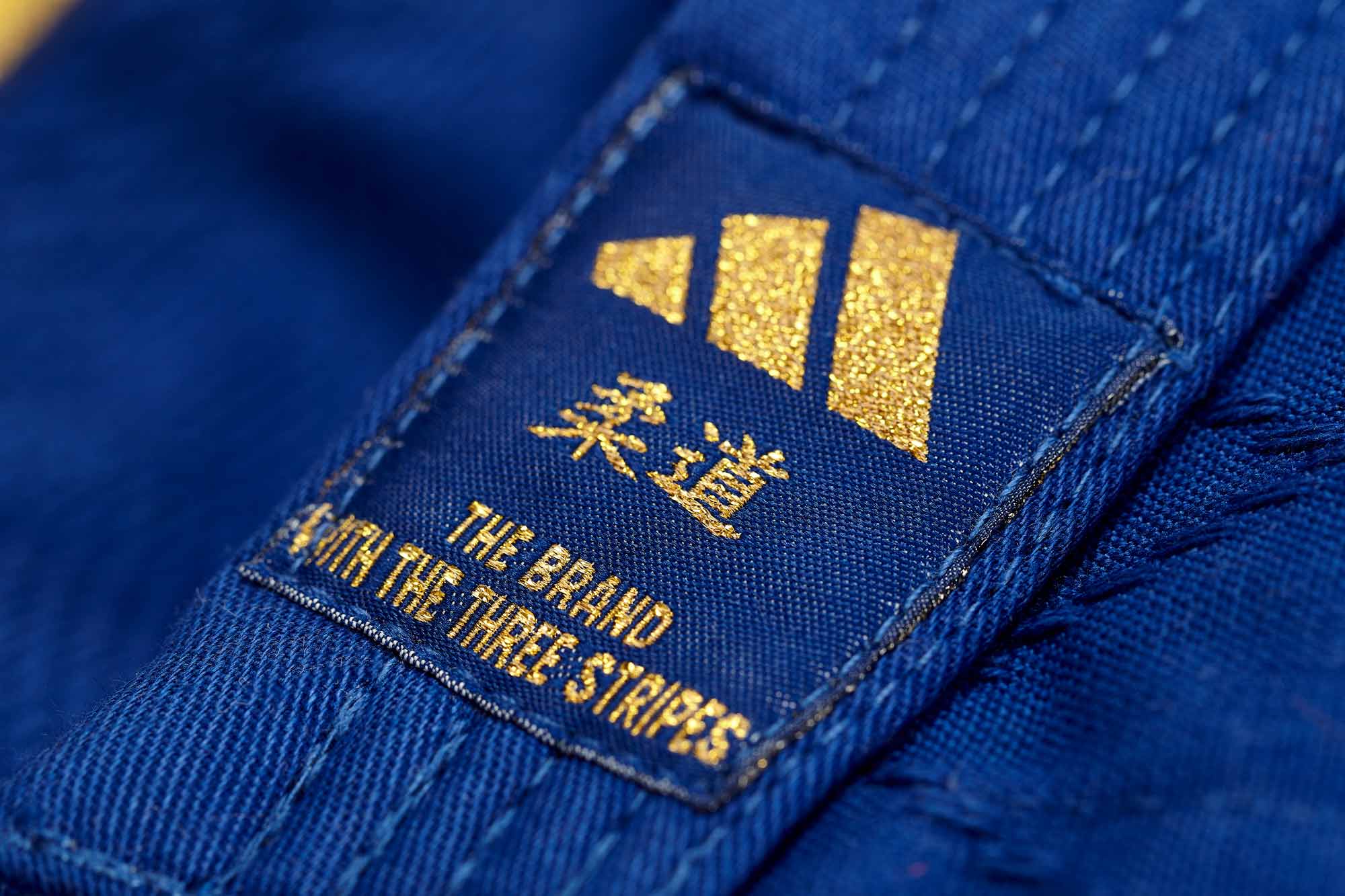 adidas Judo-Anzug Club blue/gold, J350