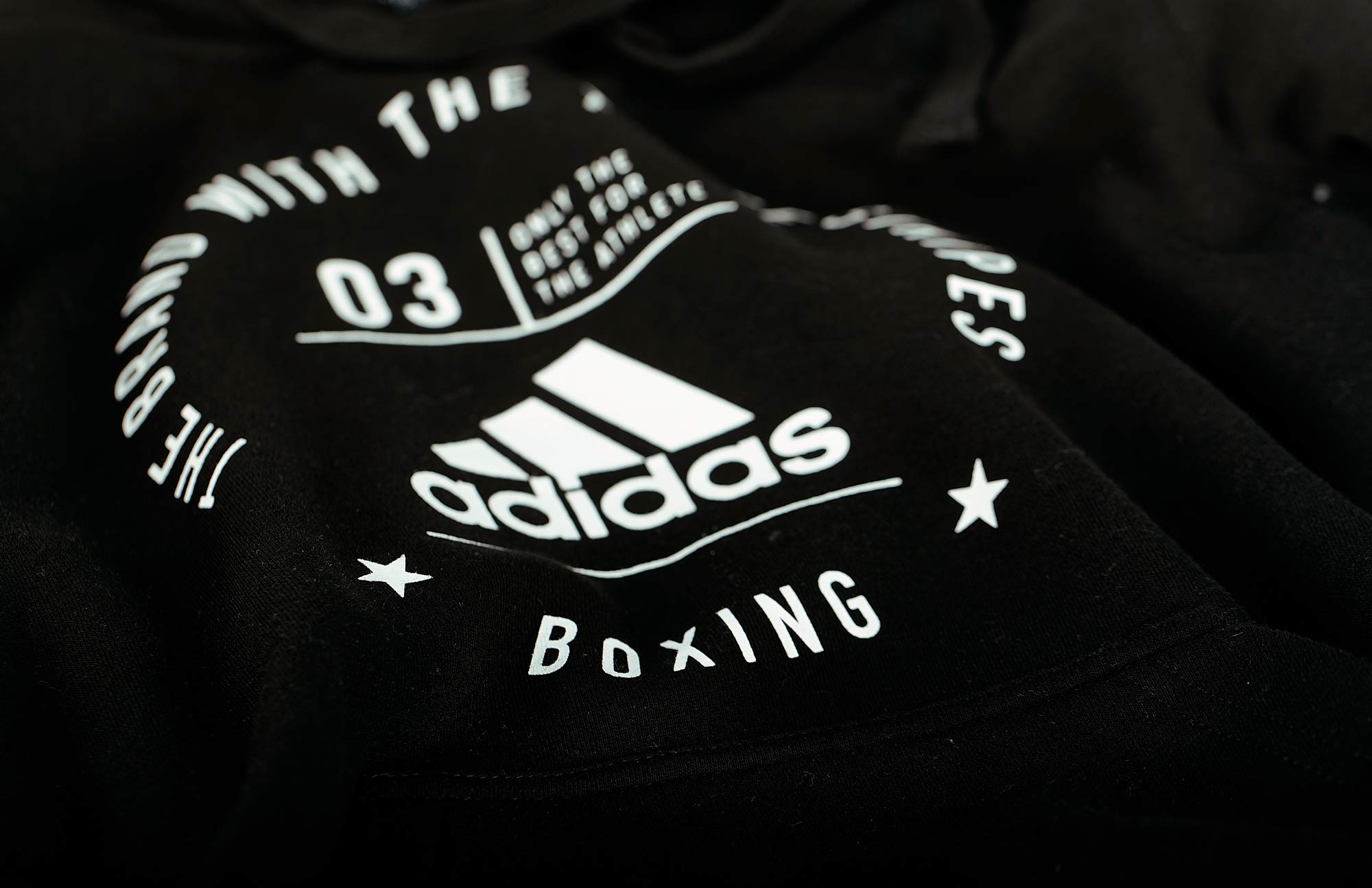 adidas Community Hoody "BOXING" black/white, adiCL02B