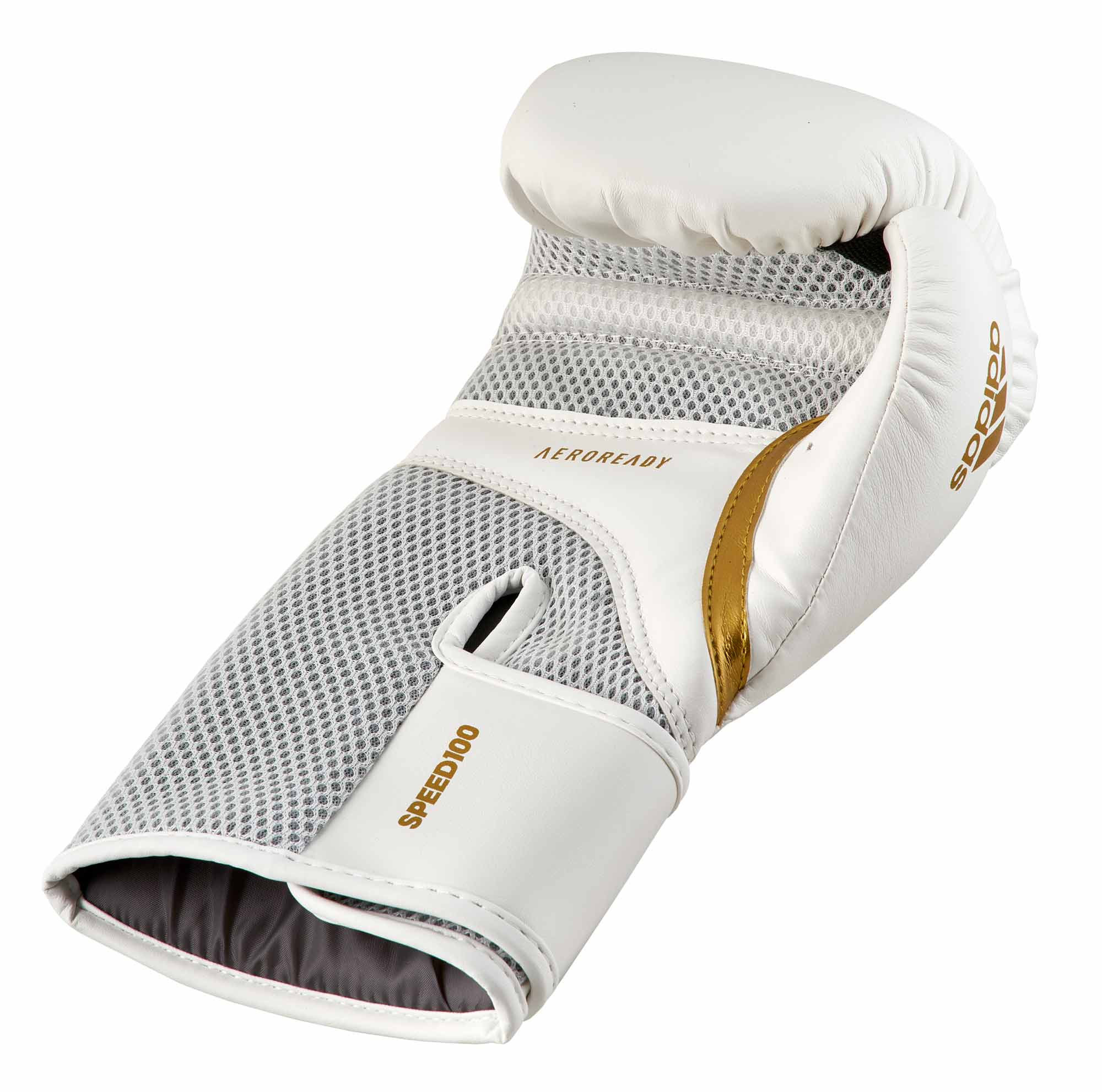 adidas Boxhandschuhe Speed 100, ADISBG100 weiß/gold