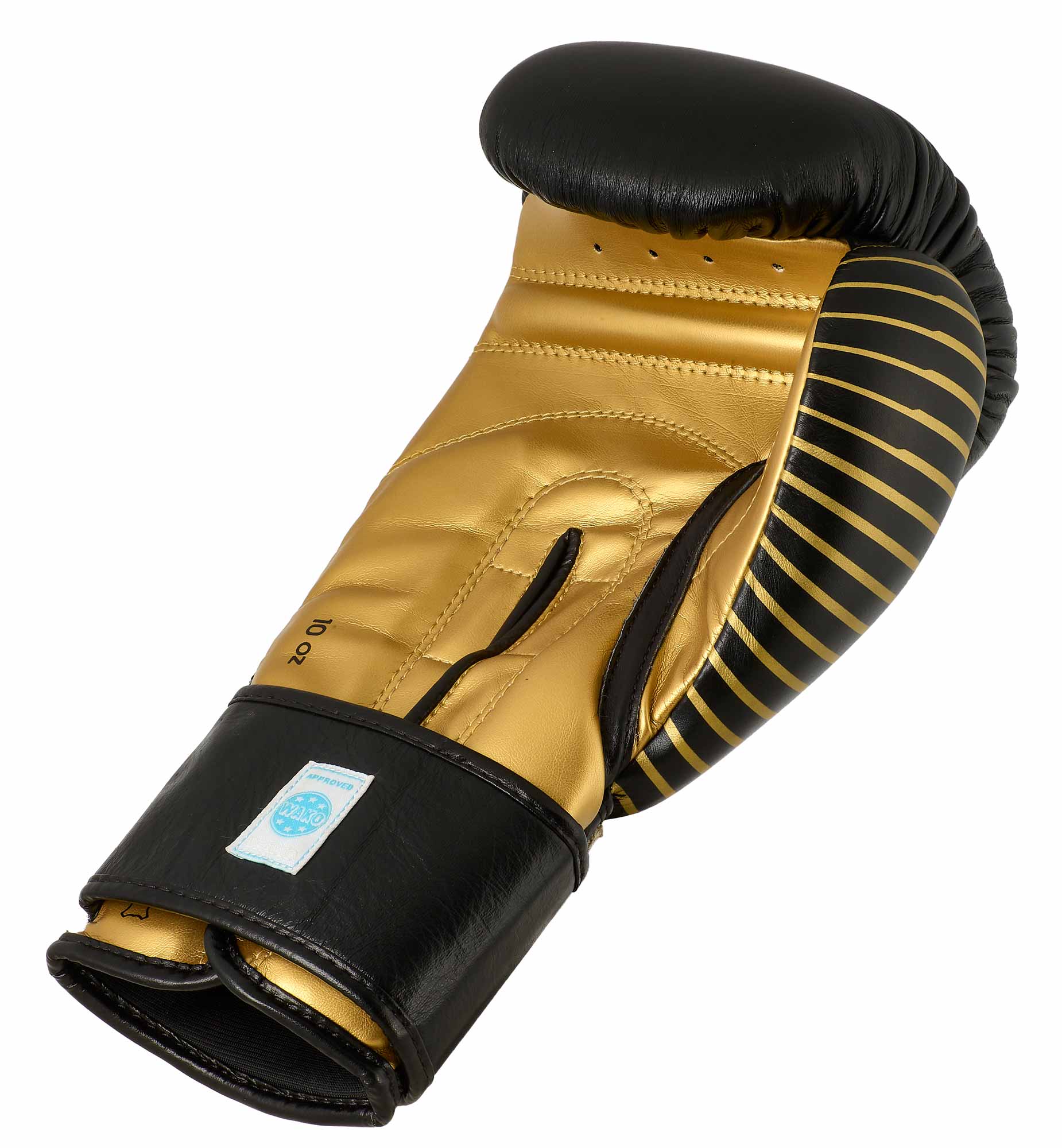 adidas Kickboxing Wettkampfhandschuh black/gold met, adiKBWKF200