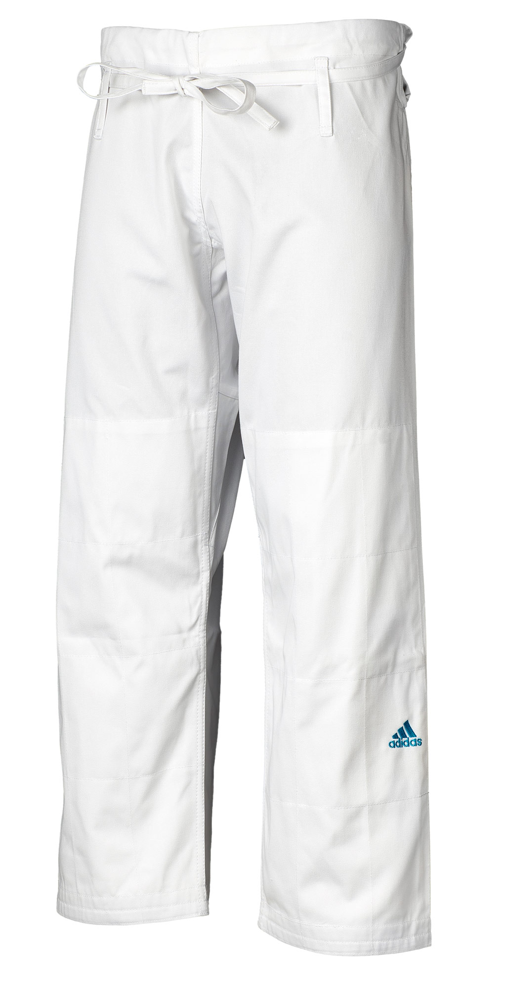 adidas Judo-Anzug Contest weiß/blaue Streifen, J650