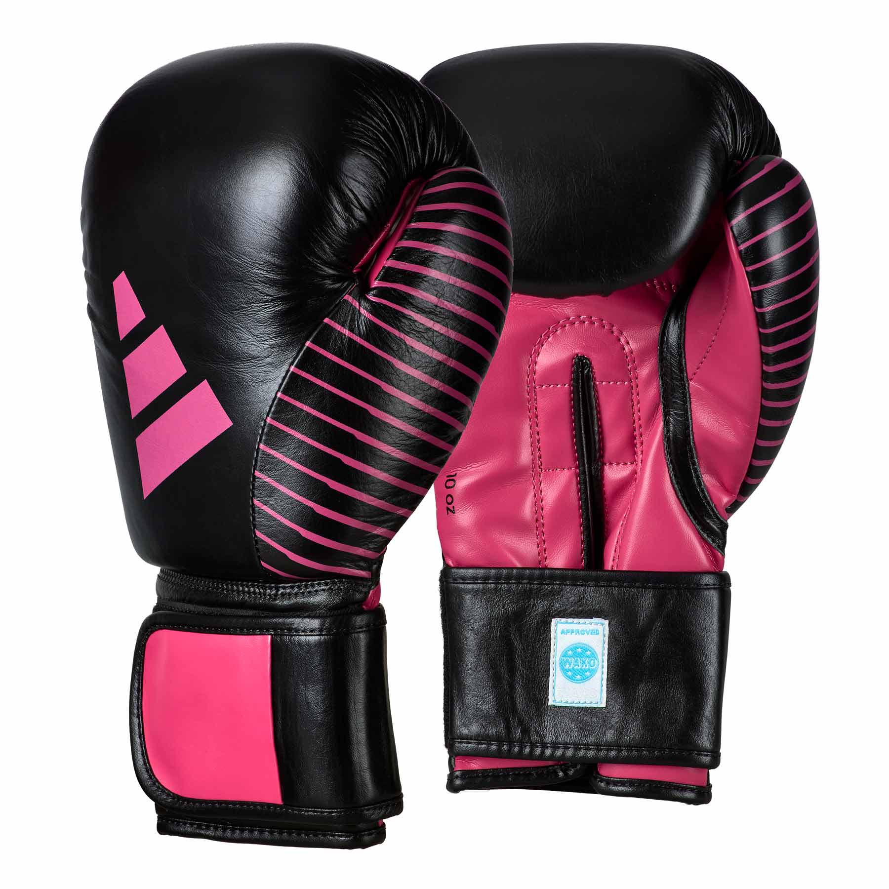 adidas Kickboxing Wettkampfhandschuh black/pink, adiKBWKF200