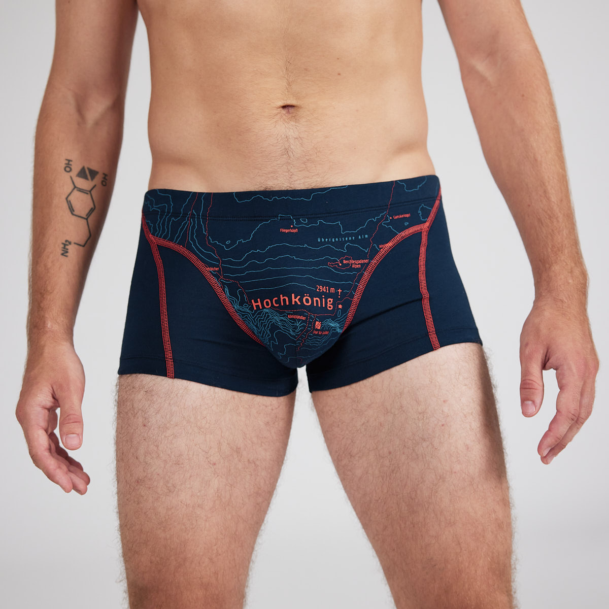 Boxershorts "Hochkönig" tiefblau, Herren