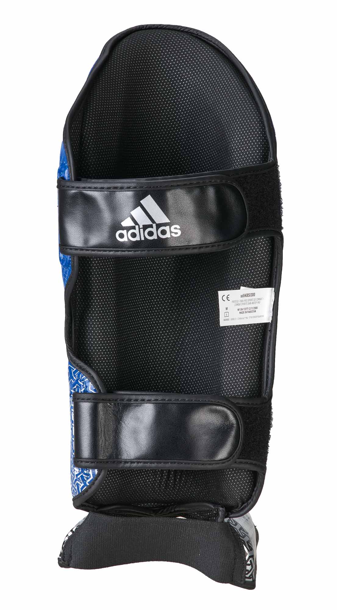 adidas Pro Kickboxing Schienbein-Spannschutz blue/silver, adiKBSI300