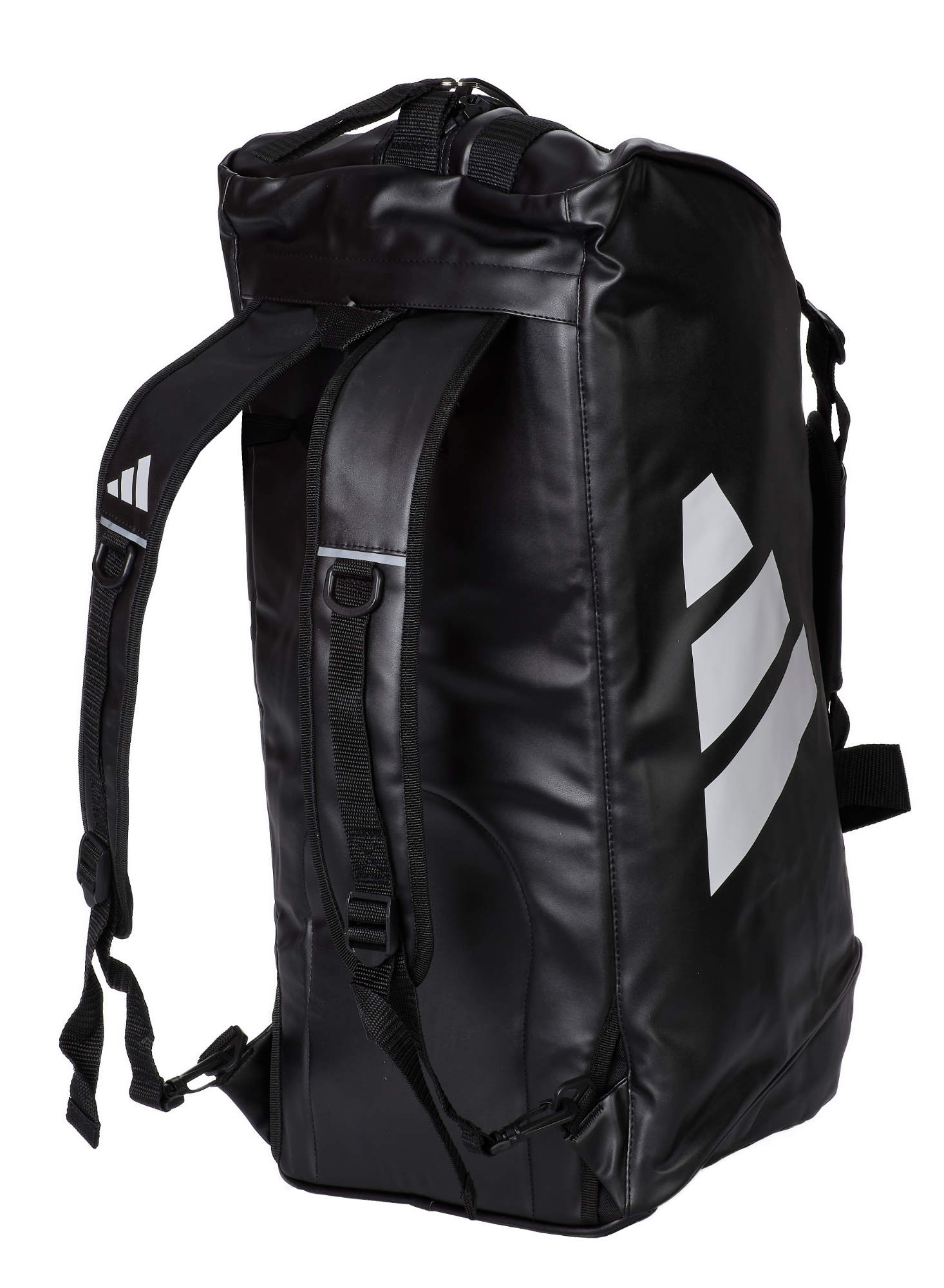 adidas 2in1 Bag Combat Sports black/white PU, adiACC051