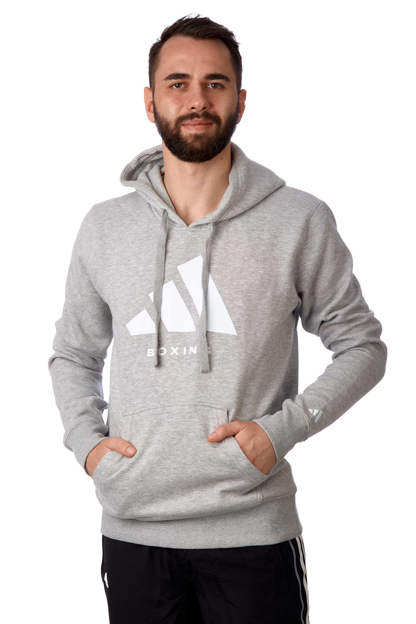 adidas Community Graphic Hoody Boxing grau, adiCLHD24-B