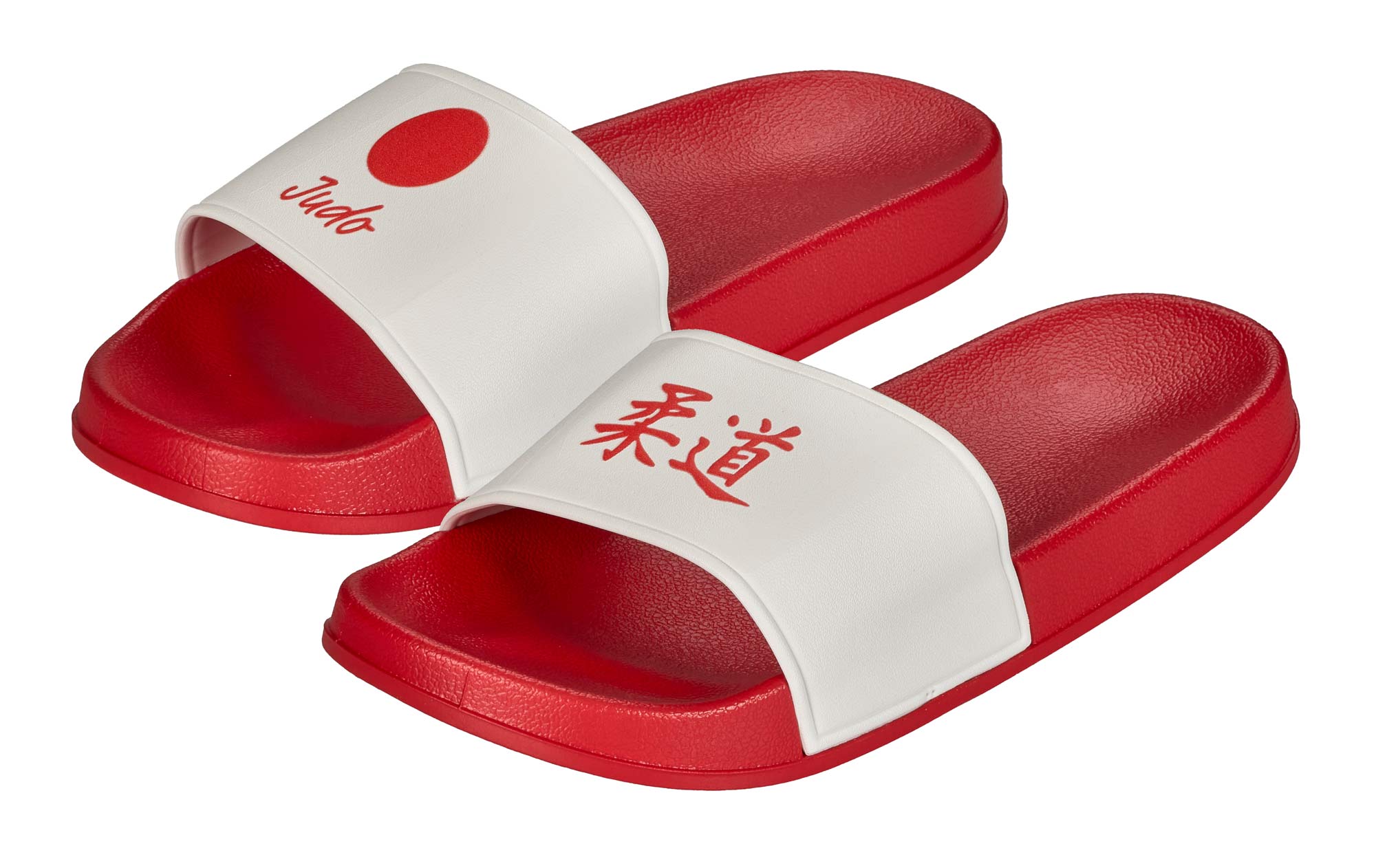 Ju-Sports Badeschlappen Judo red/white