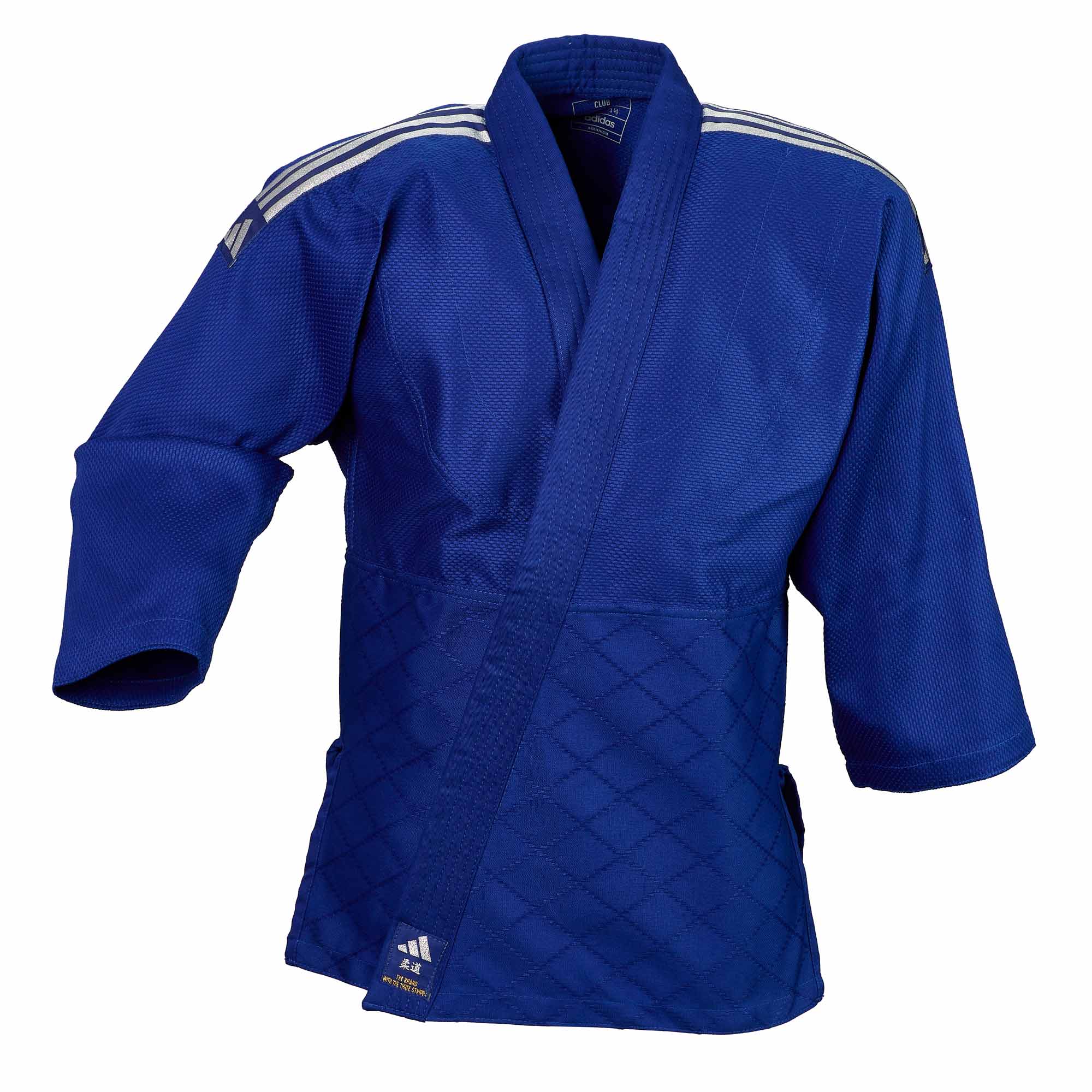 adidas Judo-Anzug Club blue/silver, J350