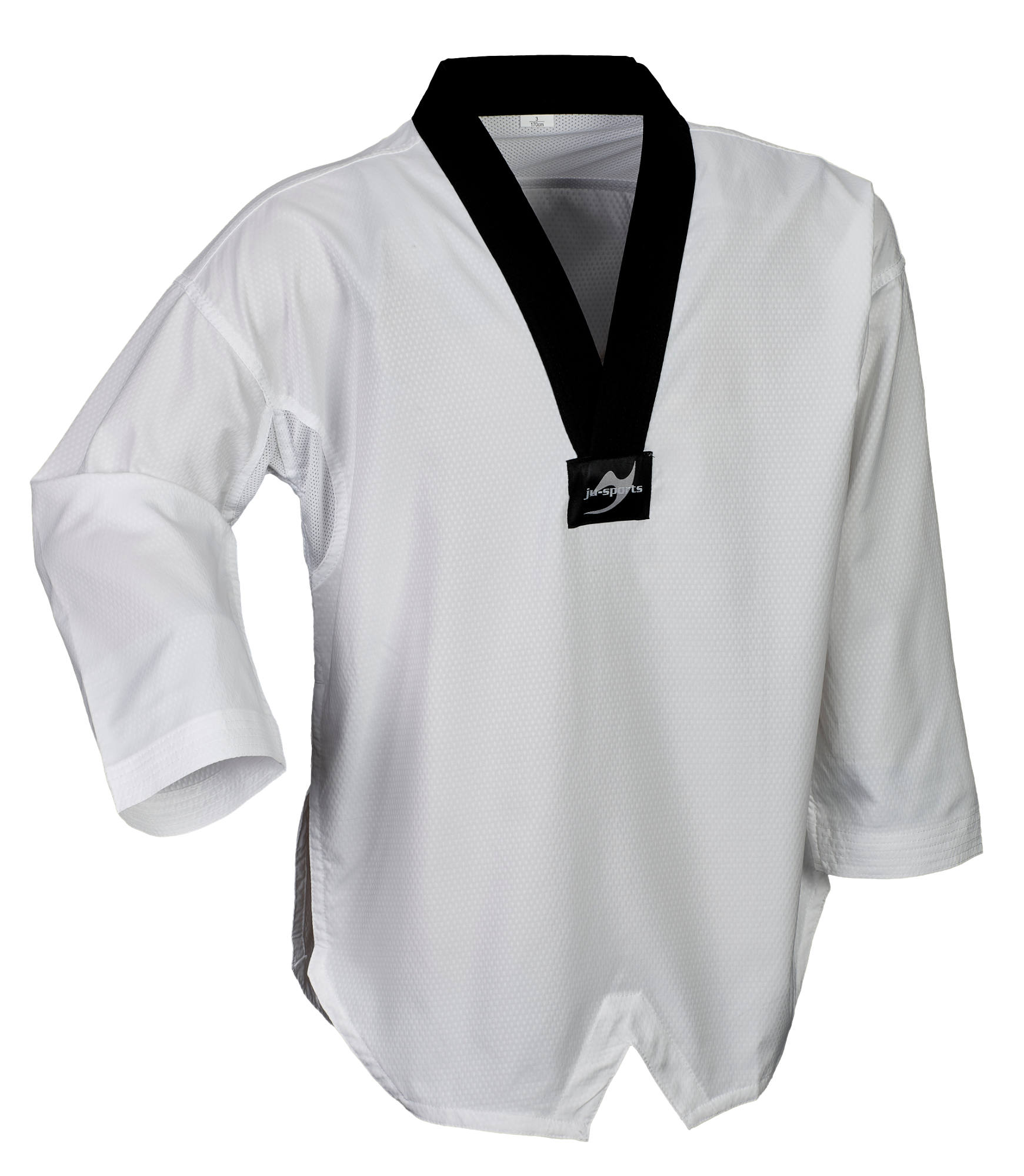 Taekwondo-Anzug Performance pro schwarzes Revers