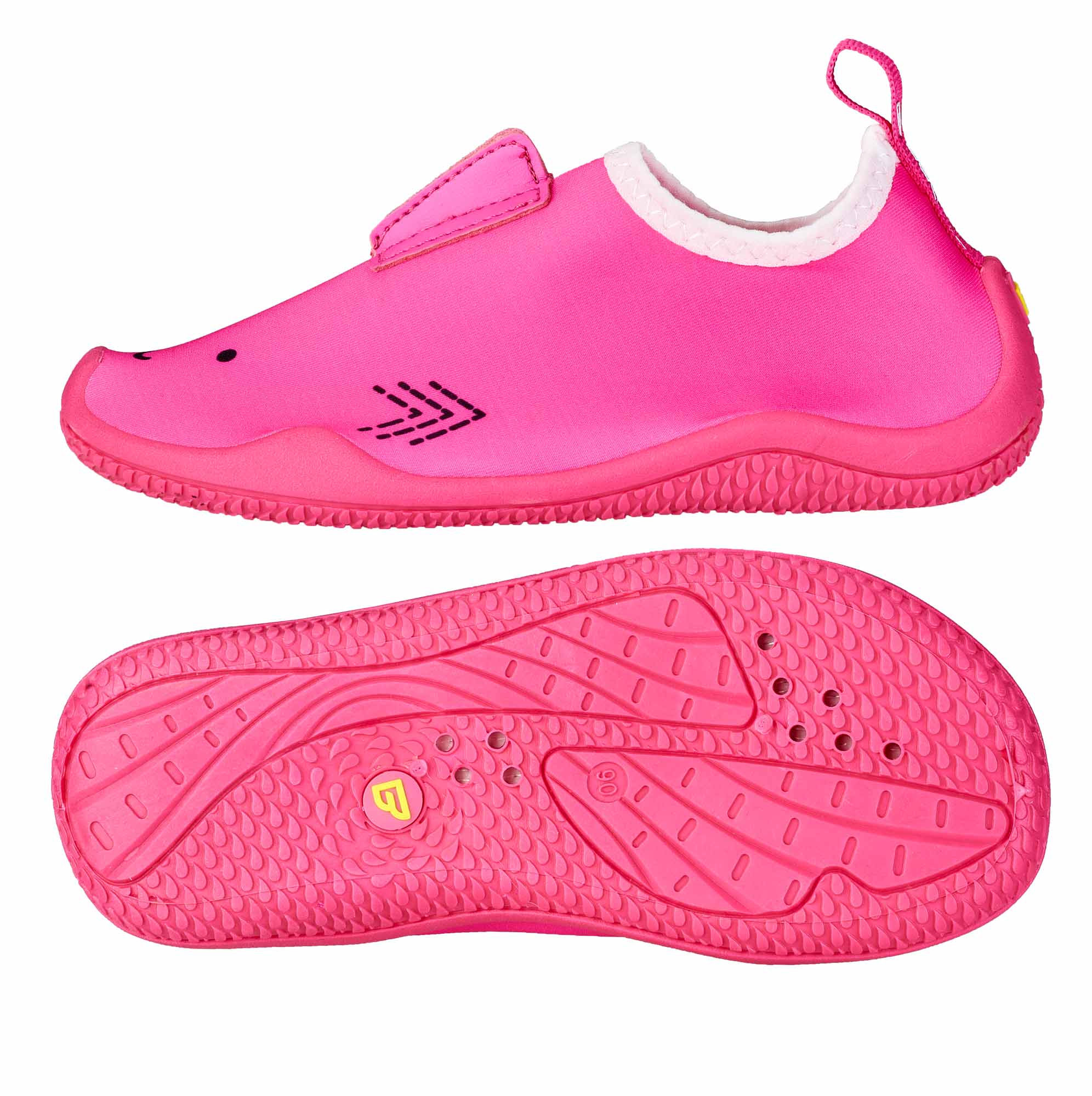 Sneaker, Pink, Wasserschuh, Slip-on, Textursierte Sohle