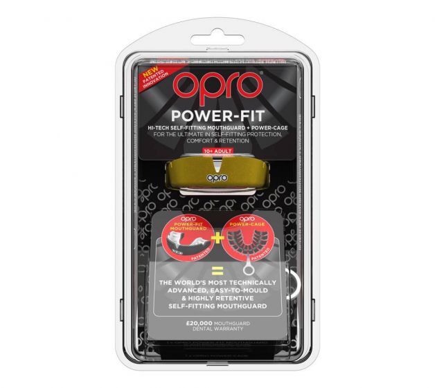 OPRO Zahnschutz PowerFit Galaxy Shimmer gold