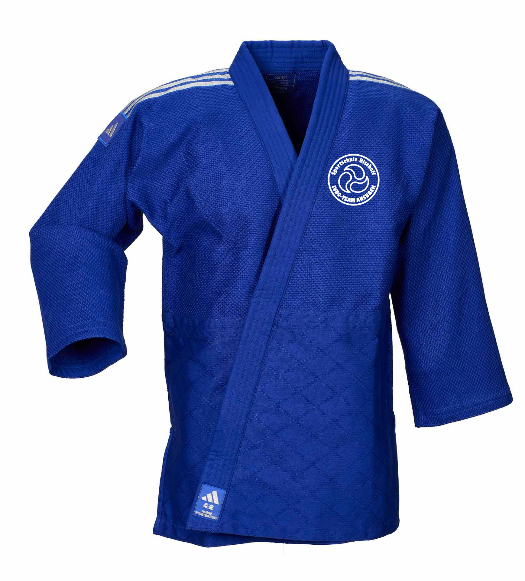 Sportschule Bischoff adidas Judo-Anzug Contest blau